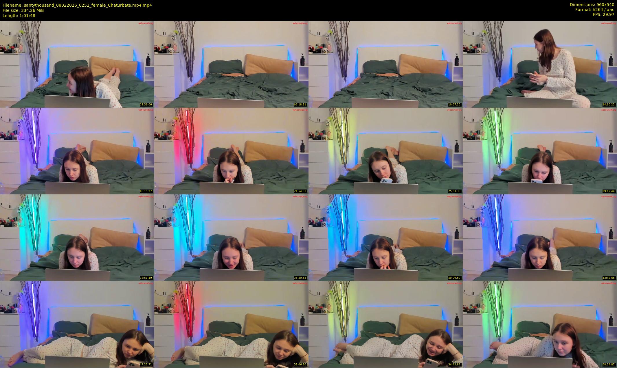 santythousand — 62 minute Chaturbate couple cam show recording, 480p, Feb 8, 2026