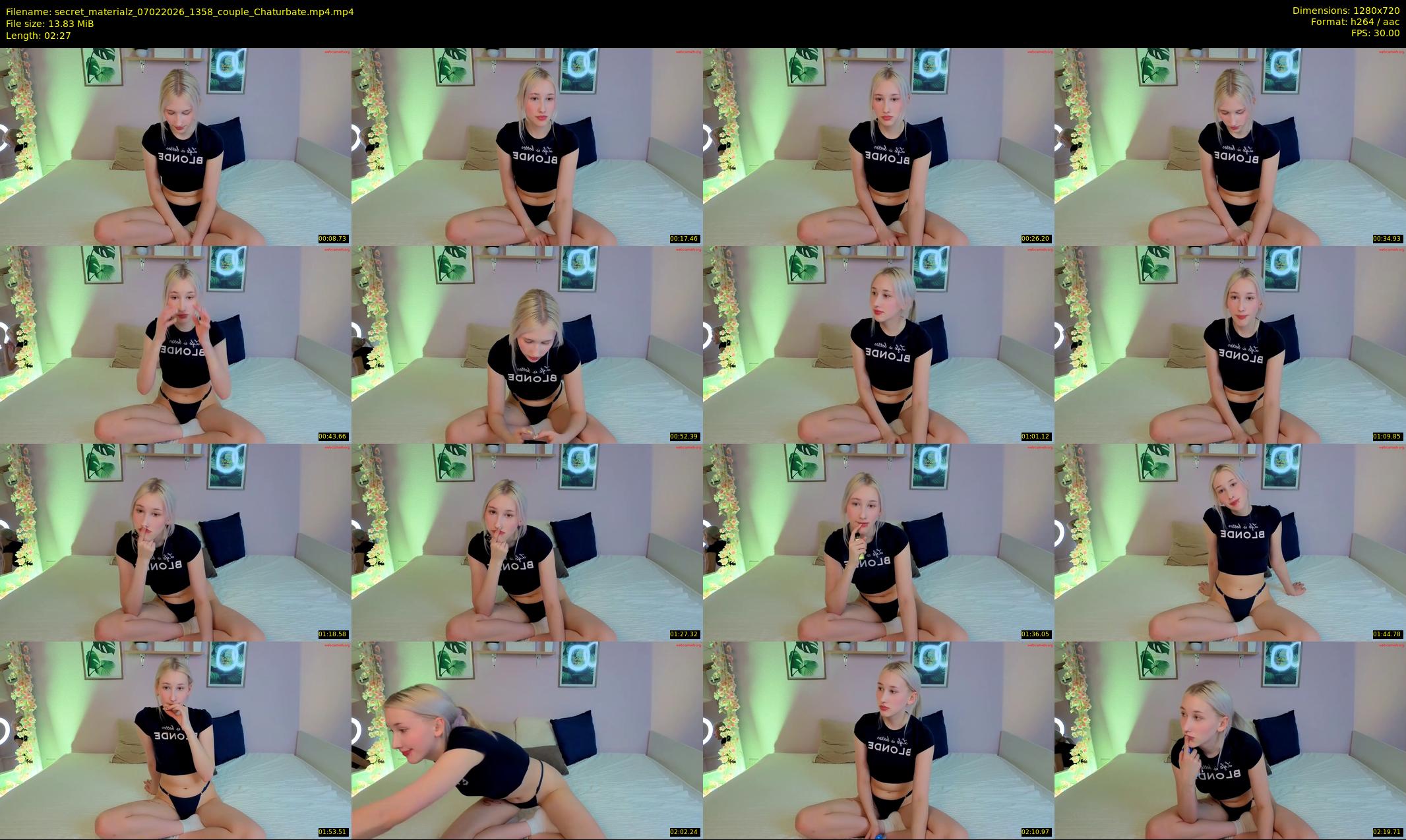secret_materialz — 3 minute Chaturbate couple cam show recording, 720p, Feb 7, 2026