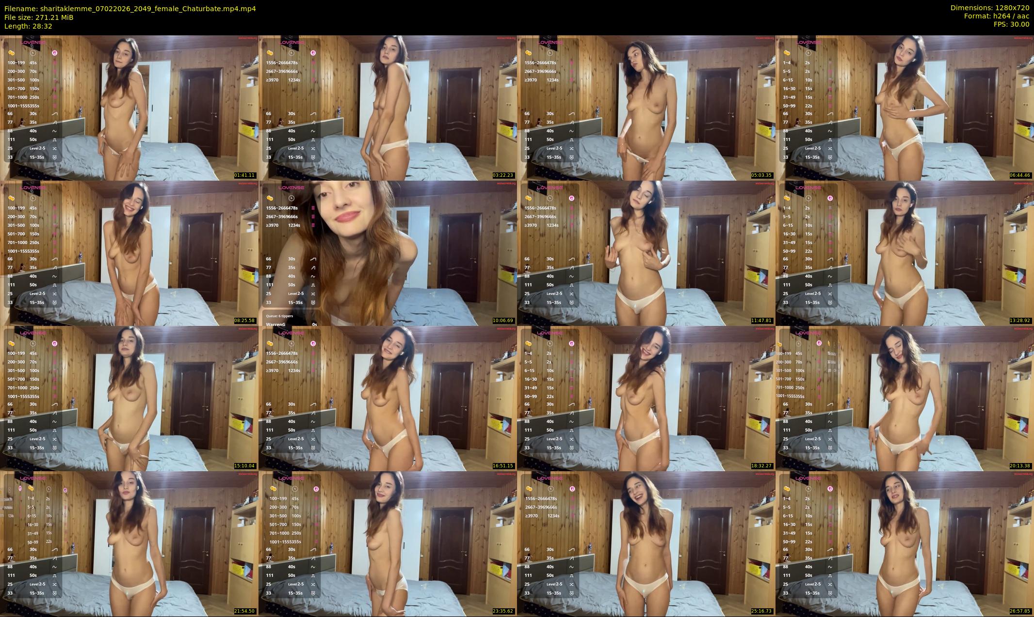 sharitaklemme — 29 minute Chaturbate female cam show recording, 720p, Feb 7, 2026