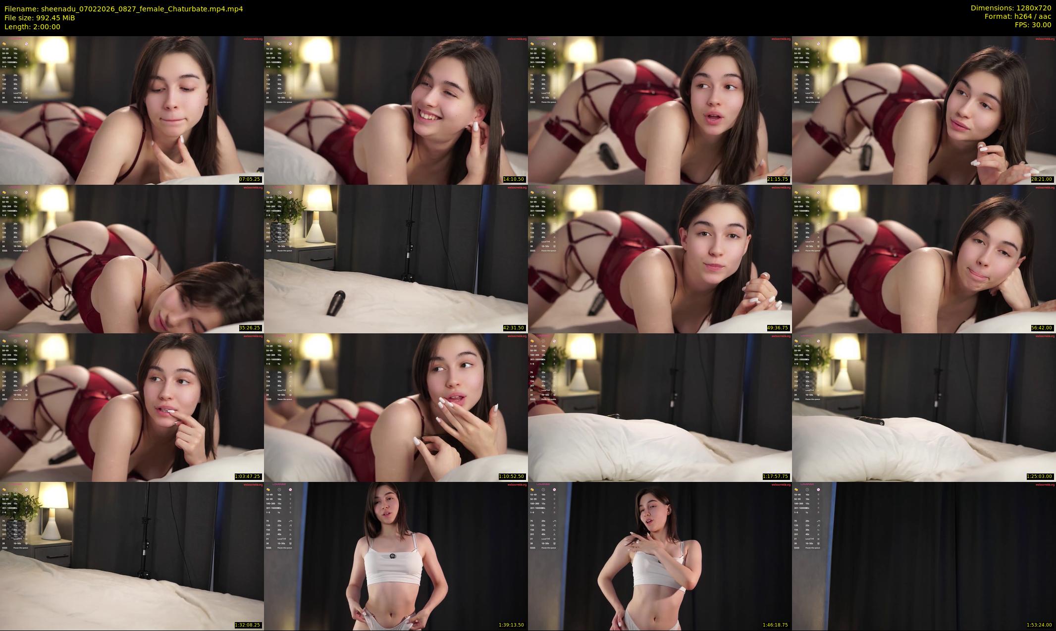 sheenadu — 120 minute Chaturbate female cam show recording, 720p, Feb 7, 2026