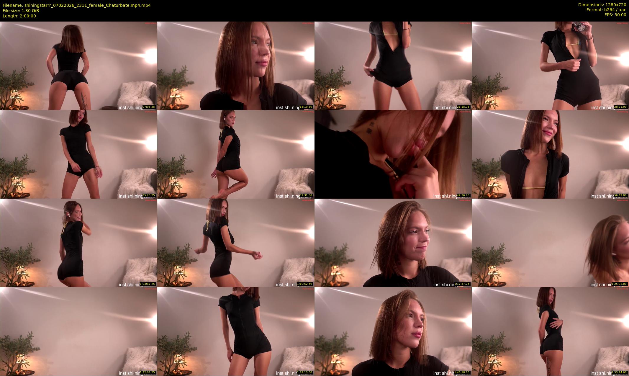 shiningstarrr — 120 minute Chaturbate female cam show recording, 720p, Feb 7, 2026