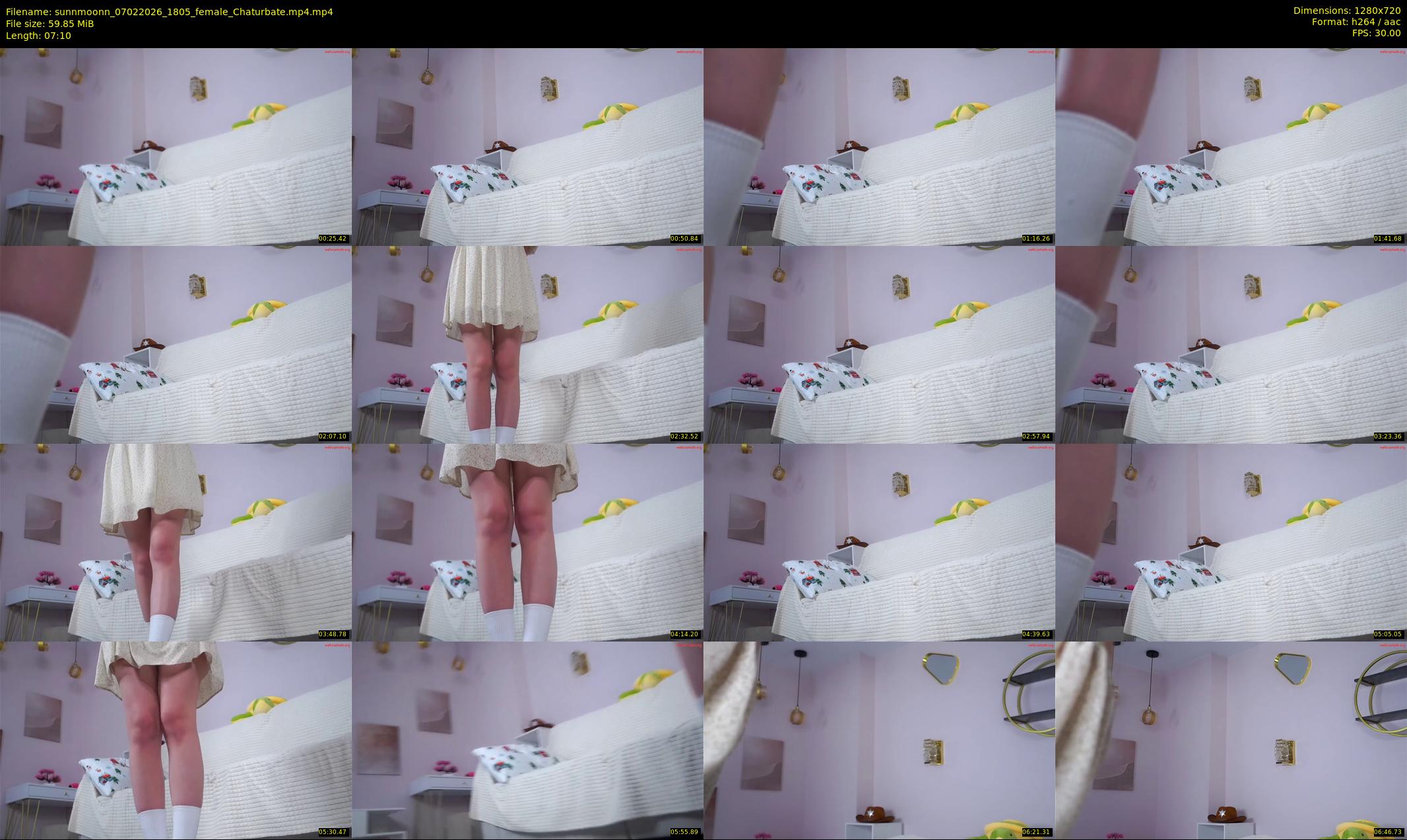 sunnmoonn — 8 minute Chaturbate female cam show recording, 720p, Feb 7, 2026
