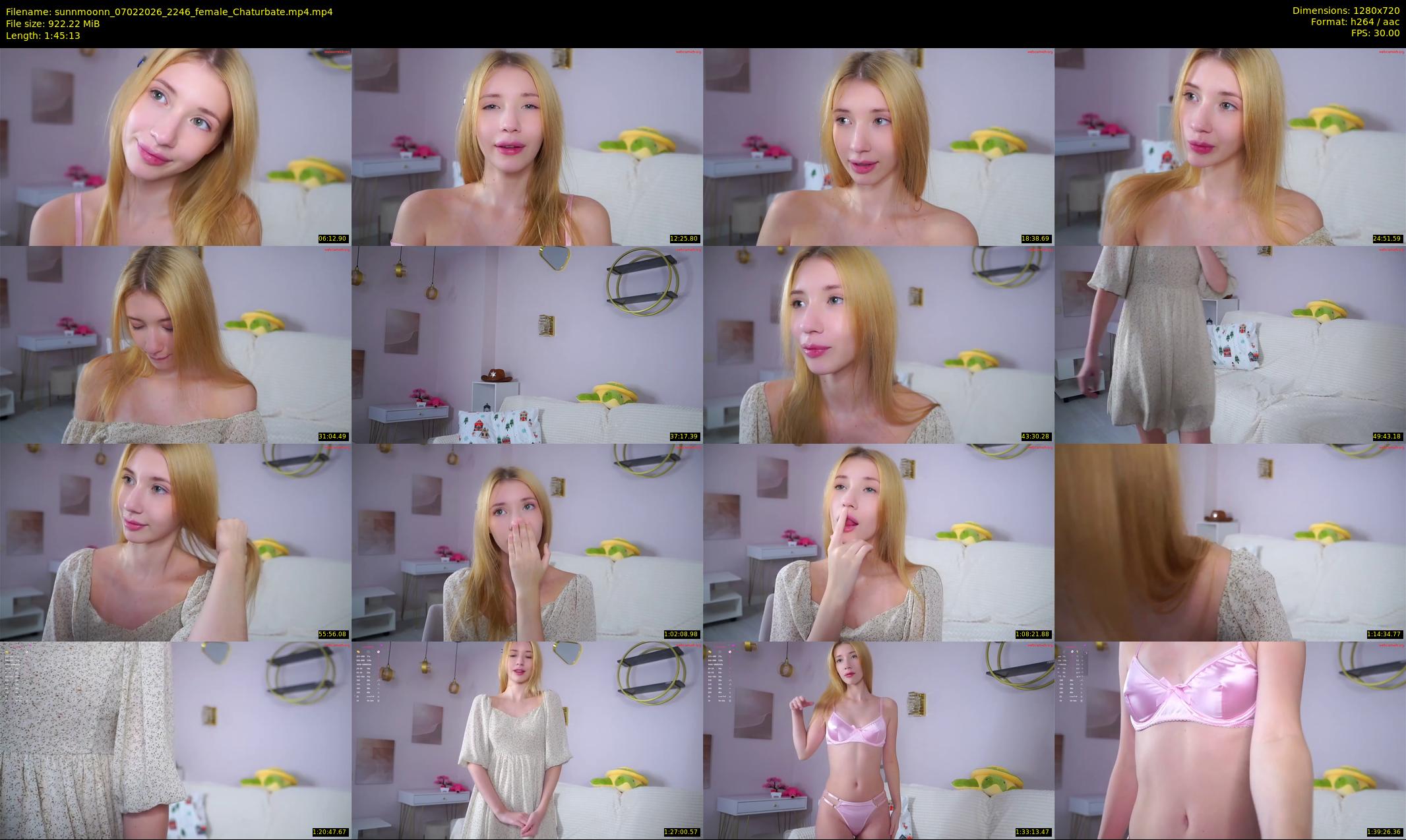 sunnmoonn — 106 minute Chaturbate female cam show recording, 720p, Feb 7, 2026