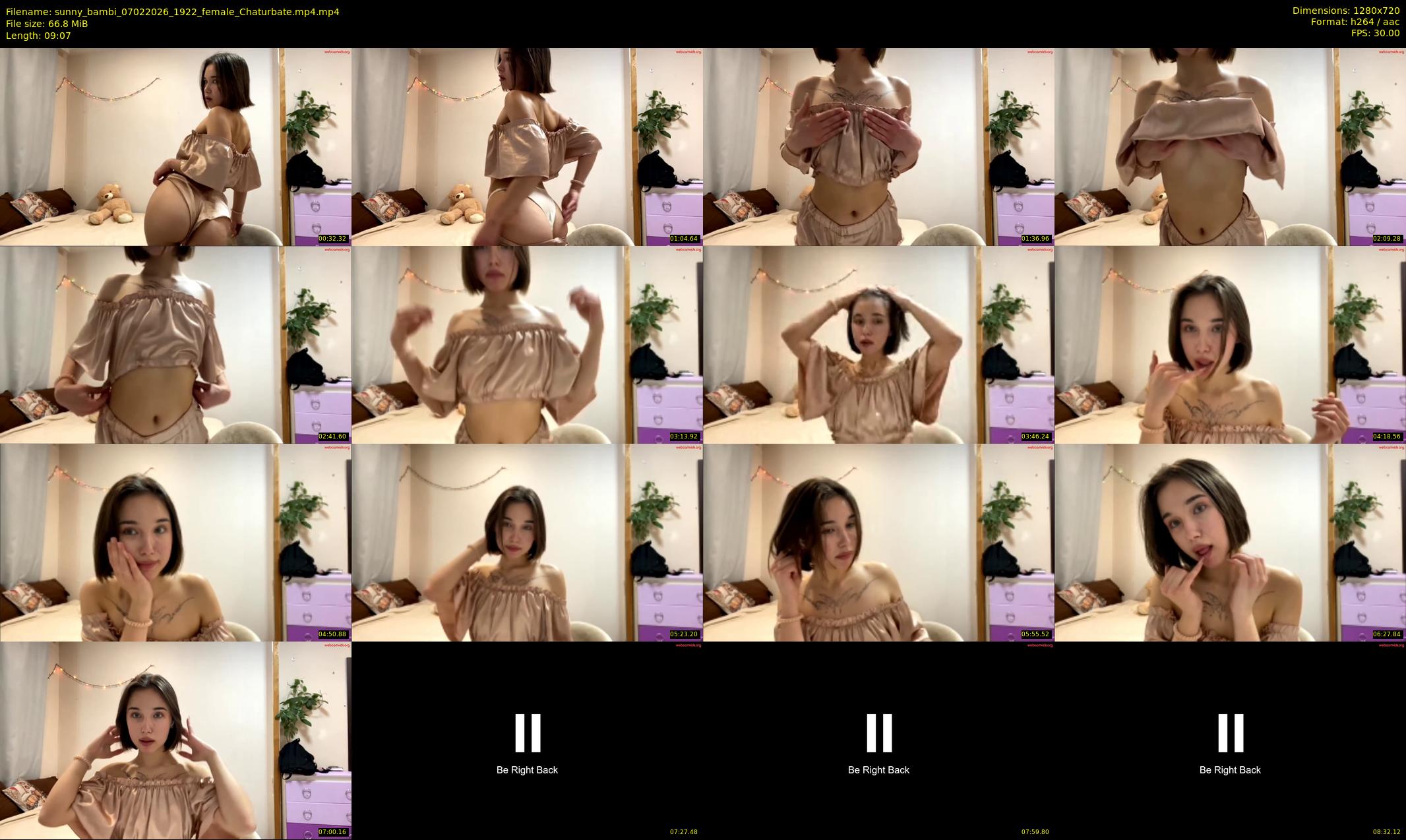 sunny_bambi — 10 minute Chaturbate female cam show recording, 720p, Feb 7, 2026