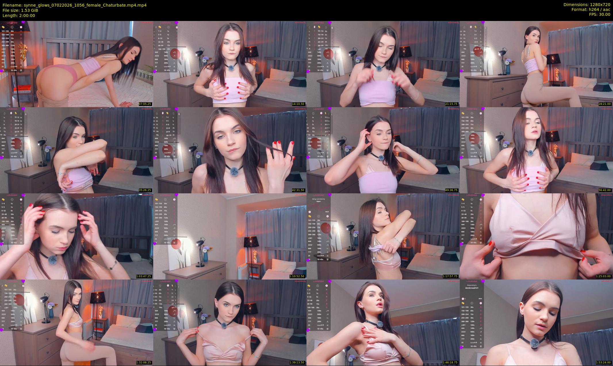 synne_glows — 120 minute Chaturbate female cam show recording, 720p, Feb 7, 2026