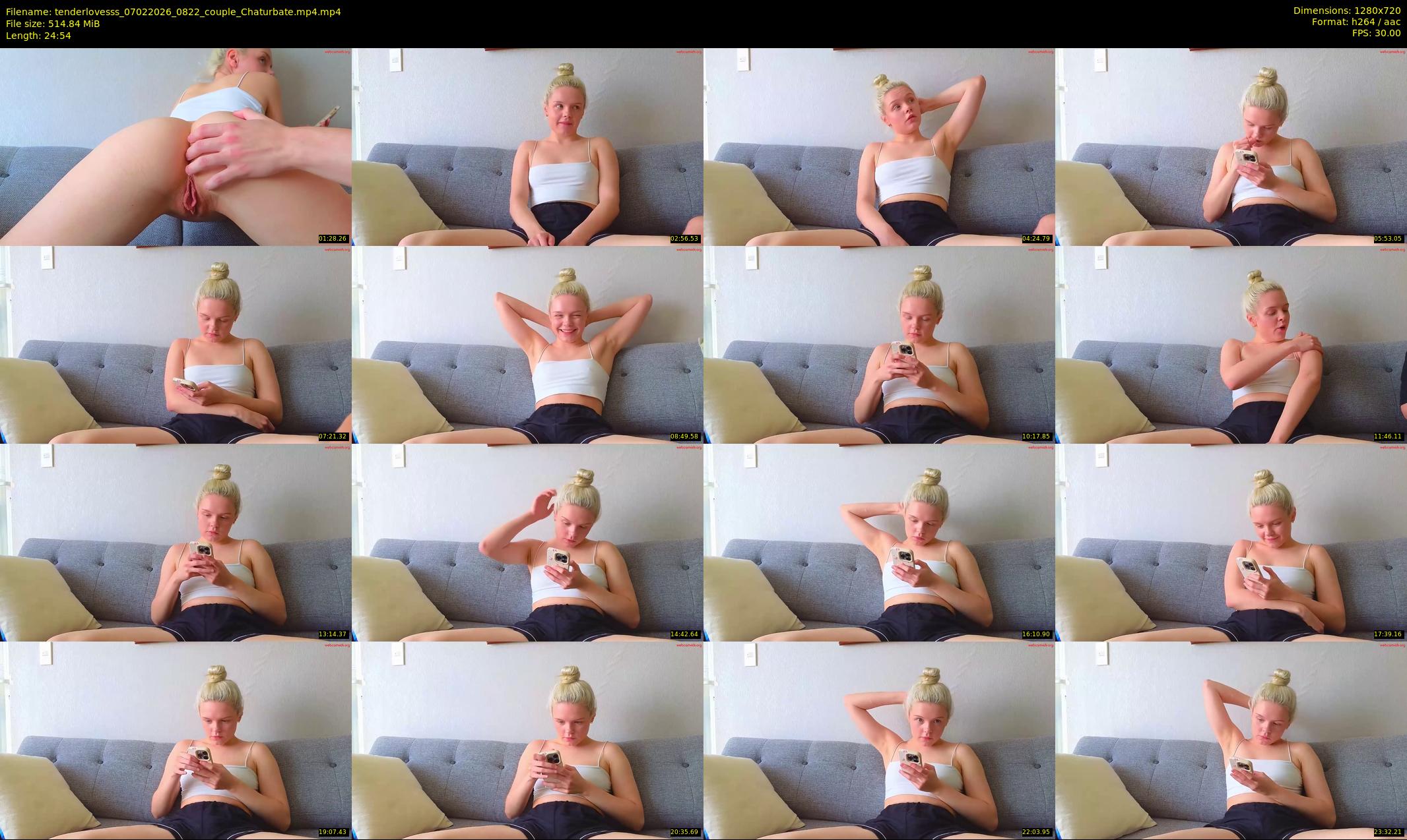 tenderlovesss — 25 minute Chaturbate couple cam show recording, 720p, Feb 7, 2026
