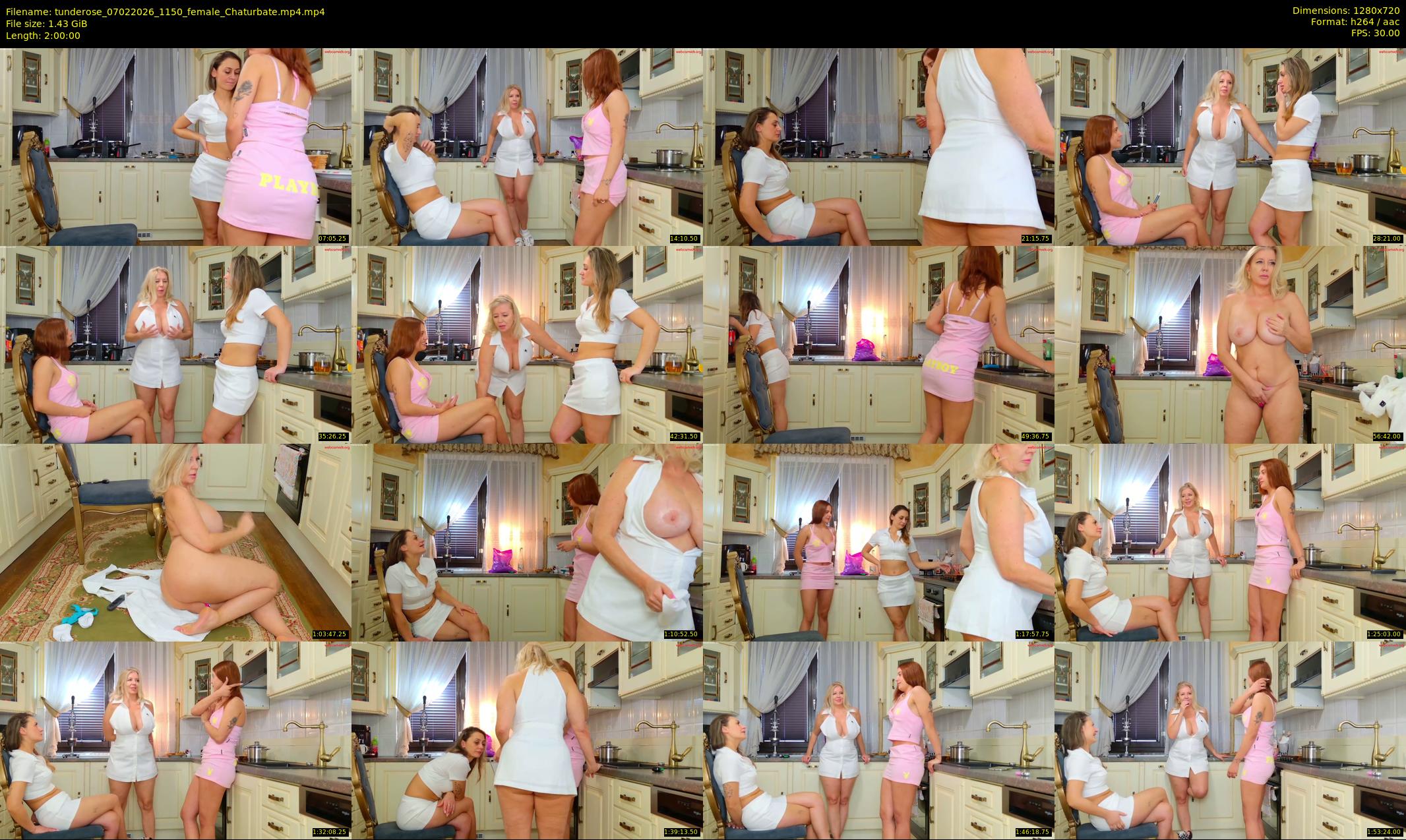 tunderose — 120 minute Chaturbate female cam show recording, 720p, Feb 7, 2026