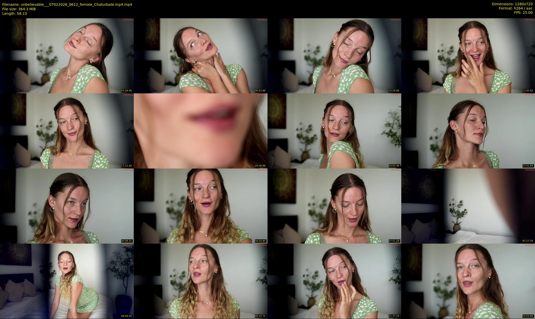 unbelievable__ — 59 minute Chaturbate female cam show recording, 720p, Feb 7, 2026