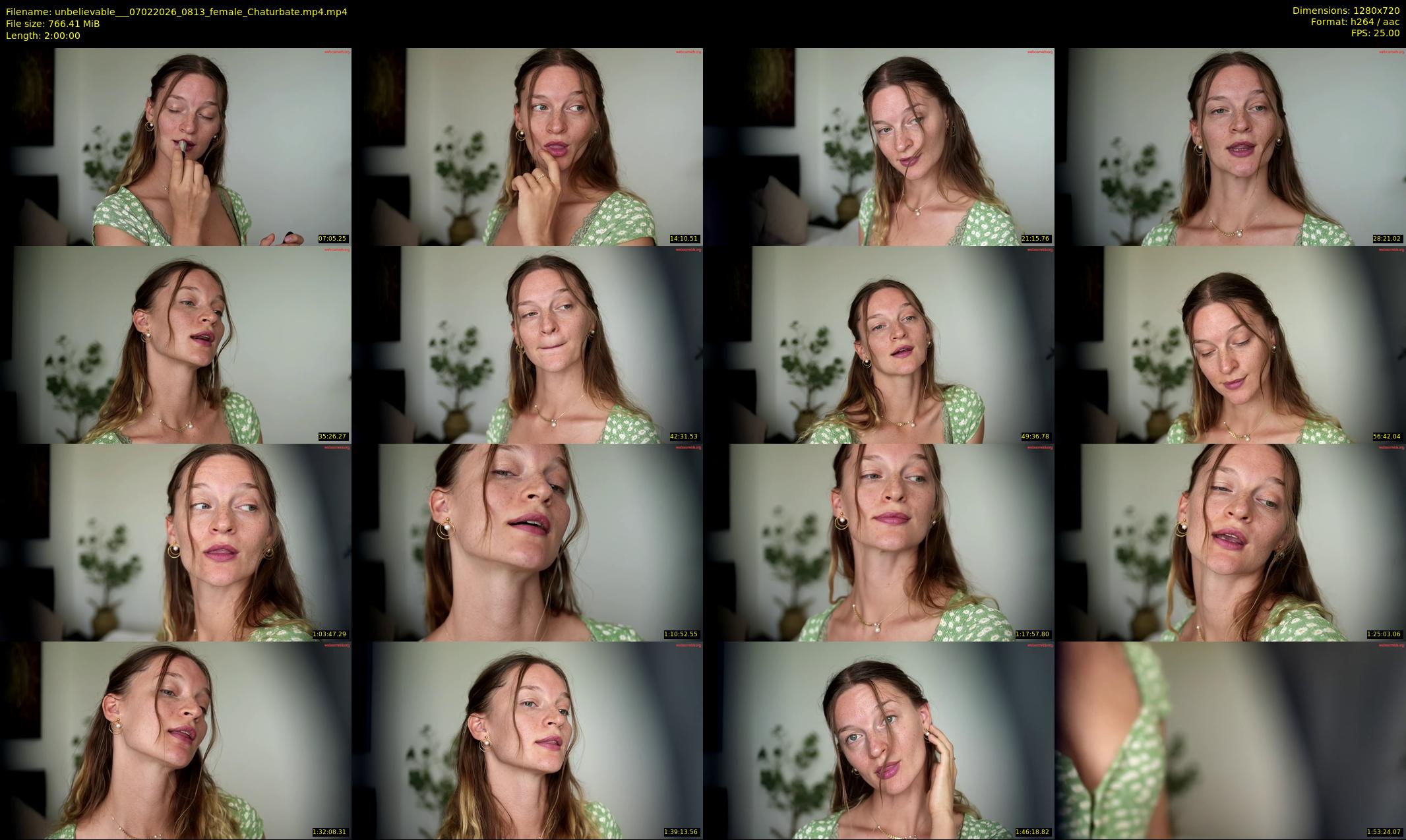 unbelievable__ — 120 minute Chaturbate female cam show recording, 720p, Feb 7, 2026