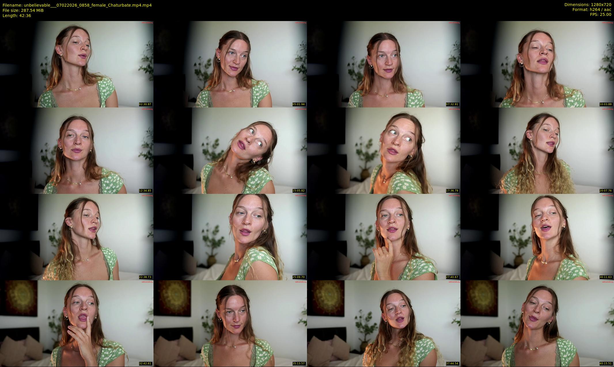 unbelievable__ — 43 minute Chaturbate female cam show recording, 720p, Feb 7, 2026
