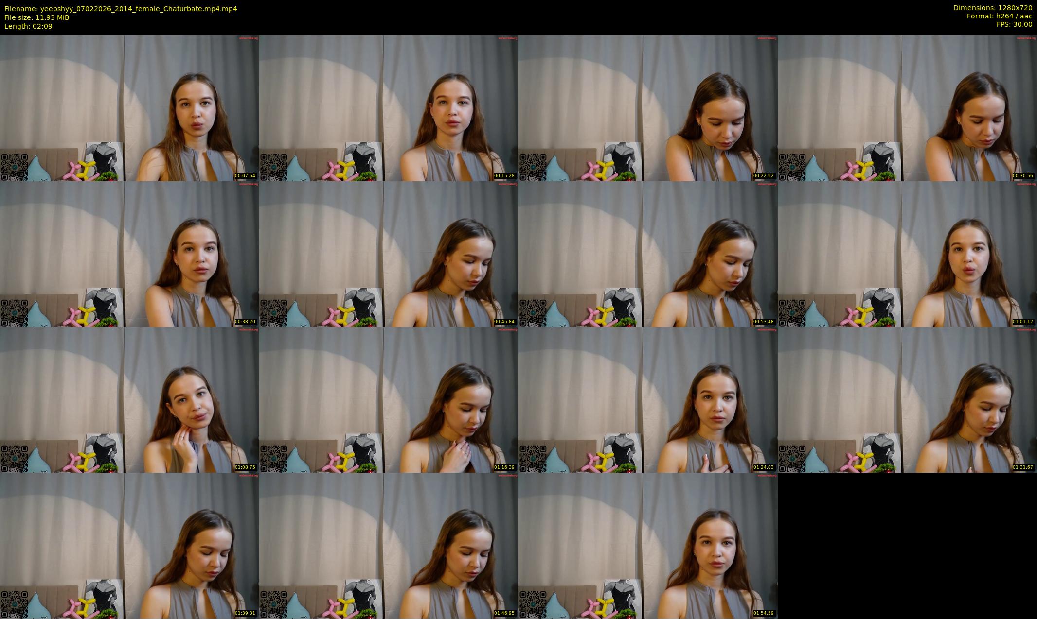yeepshyy — 3 minute Chaturbate female cam show recording, 720p, Feb 7, 2026