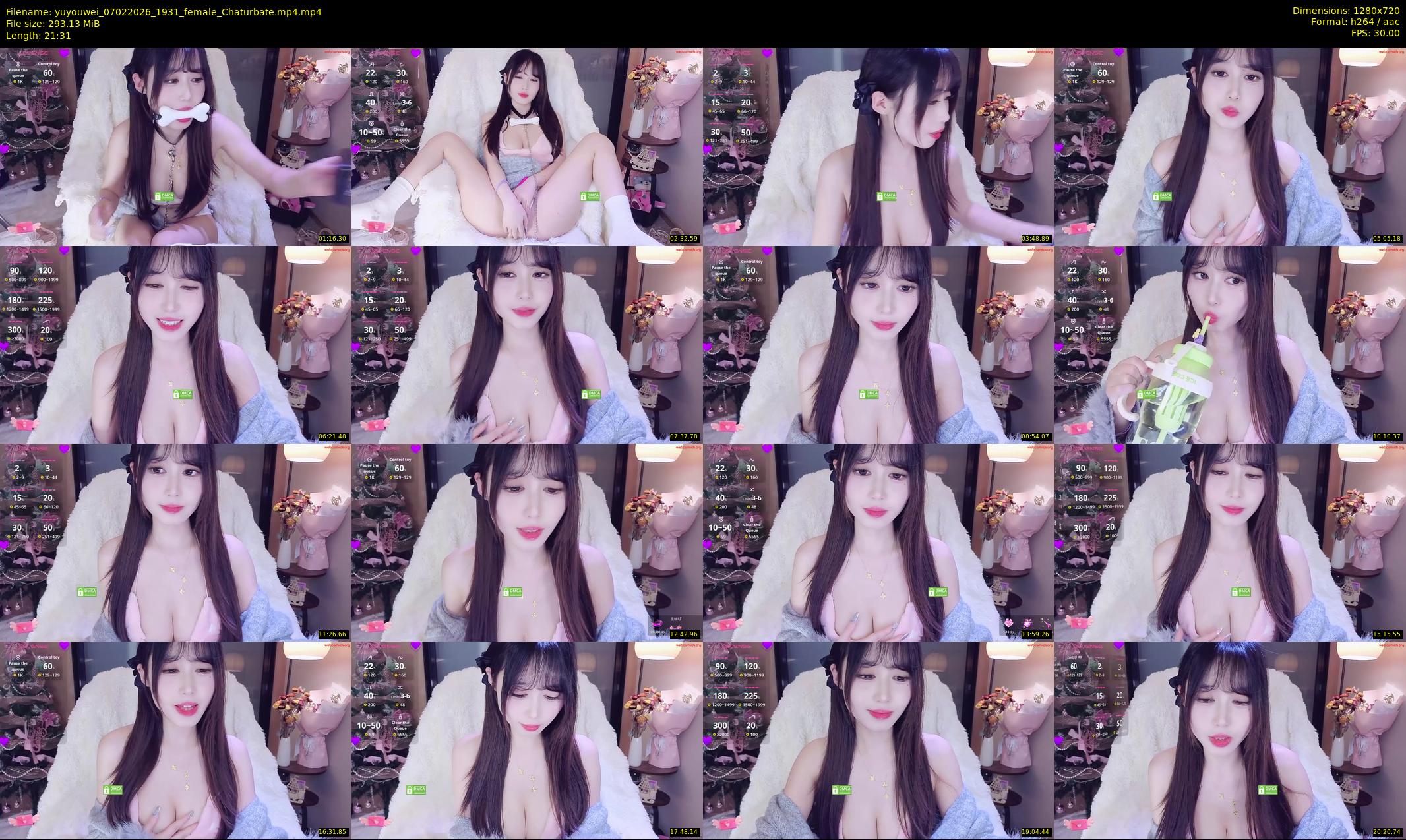 yuyouwei — 22 minute Chaturbate female cam show recording, 720p, Feb 7, 2026