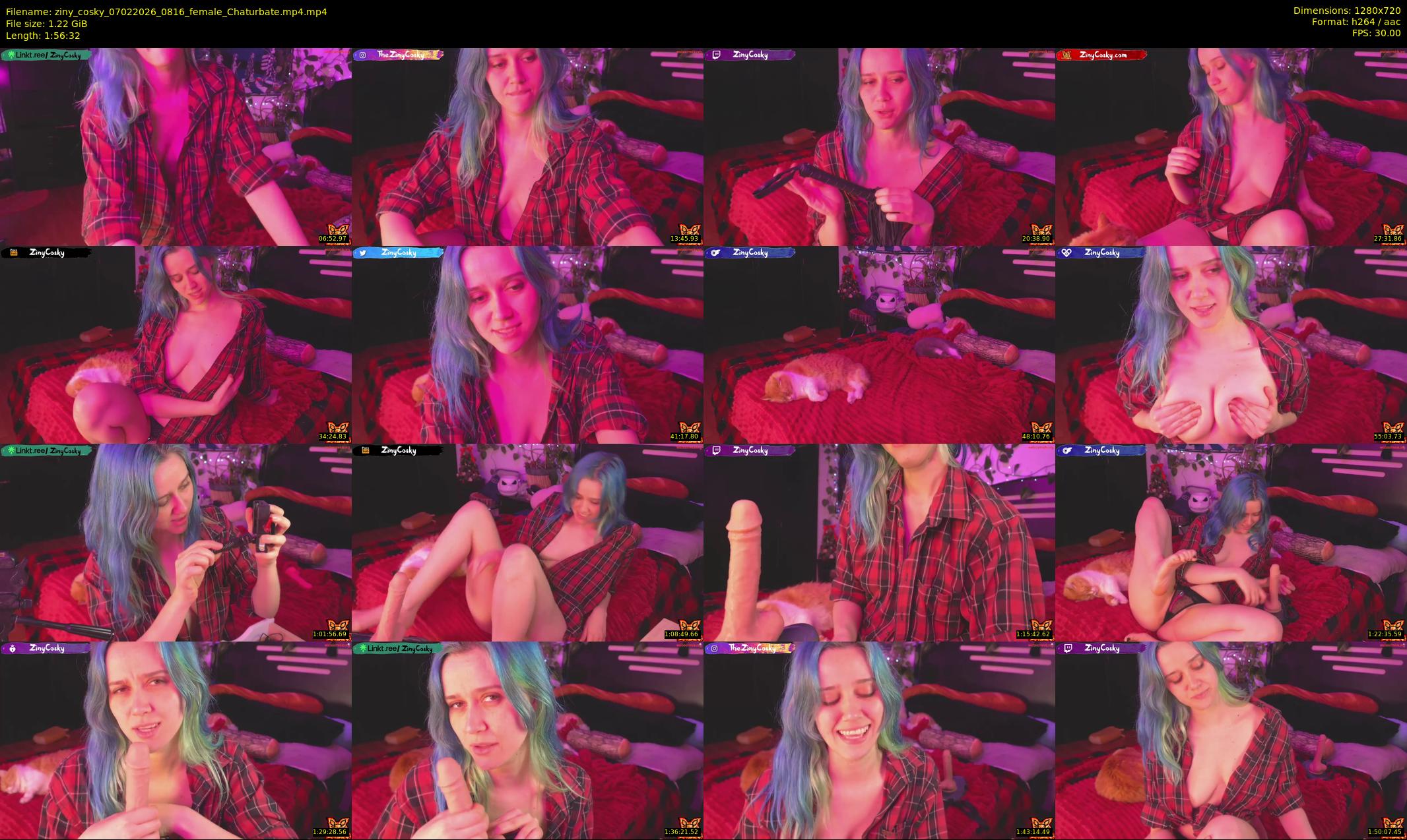 ziny_cosky — 117 minute Chaturbate female cam show recording, 720p, Feb 7, 2026