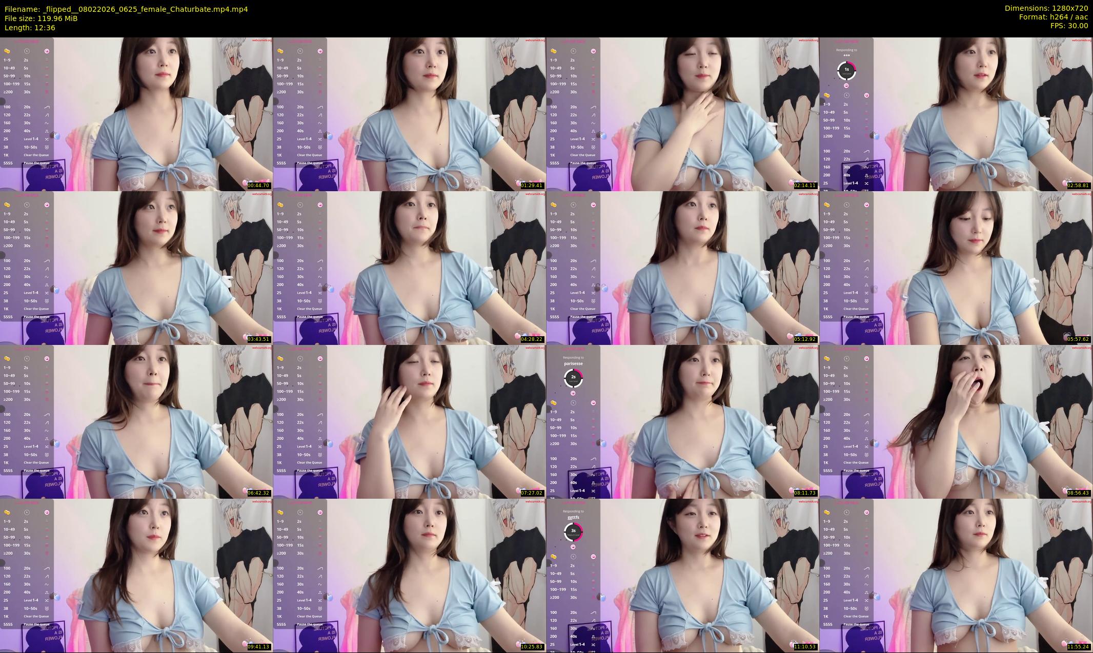 _flipped_ — 13 minute Chaturbate female cam show recording, 720p, Feb 8, 2026
