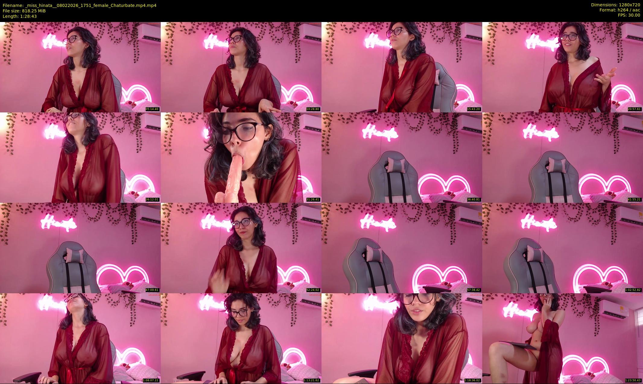 _miss_hinata_ — 89 minute Chaturbate female cam show recording, 720p, Feb 8, 2026