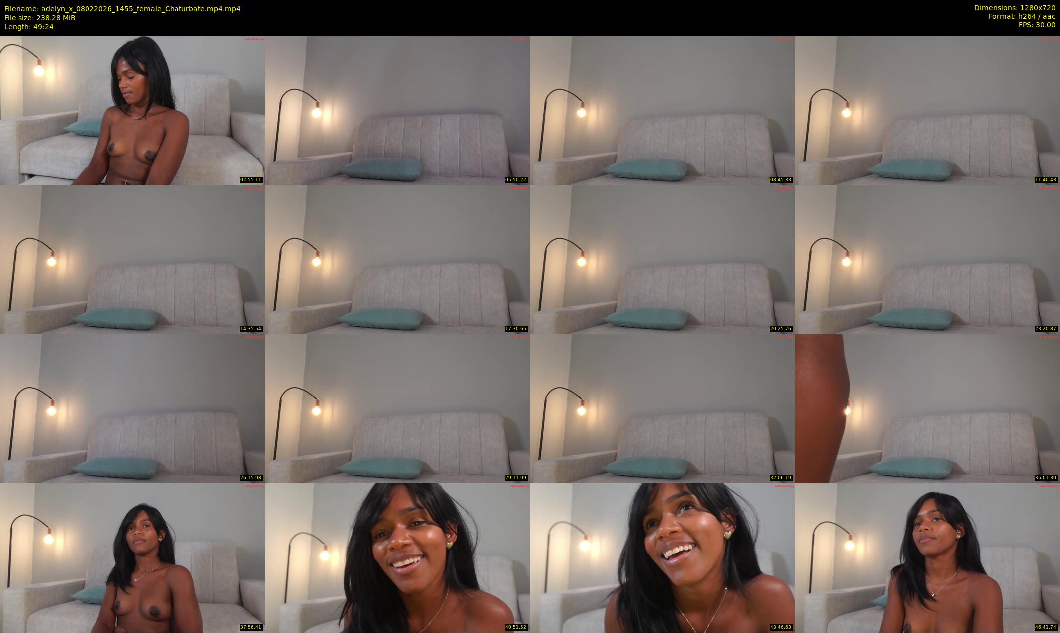 adelyn_x — 50 minute Chaturbate female cam show recording, 720p, Feb 8, 2026