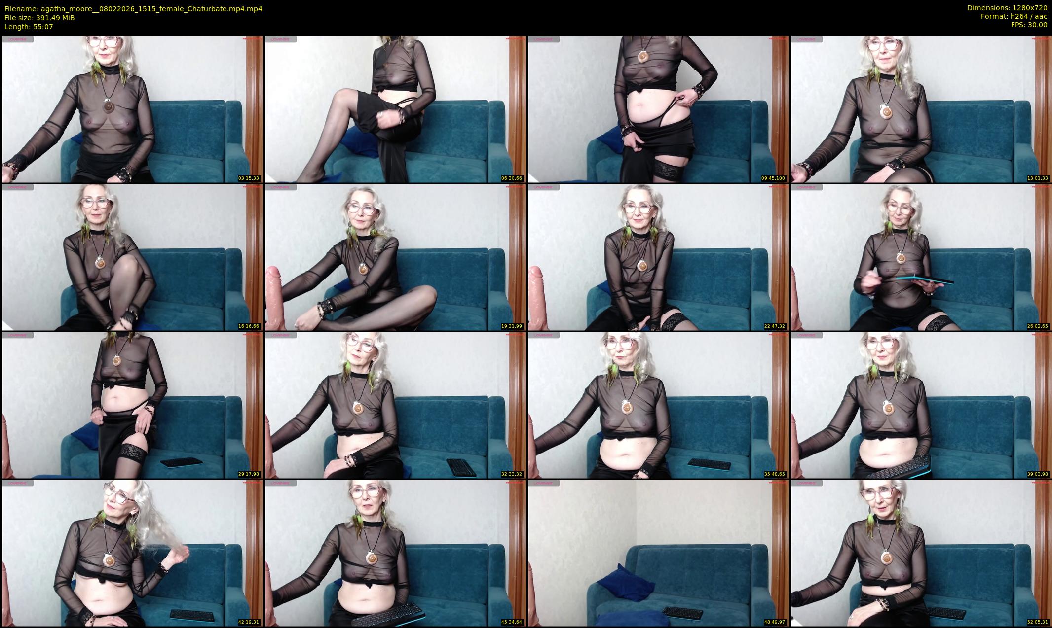 agatha_moore_ — 56 minute Chaturbate female cam show recording, 720p, Feb 8, 2026