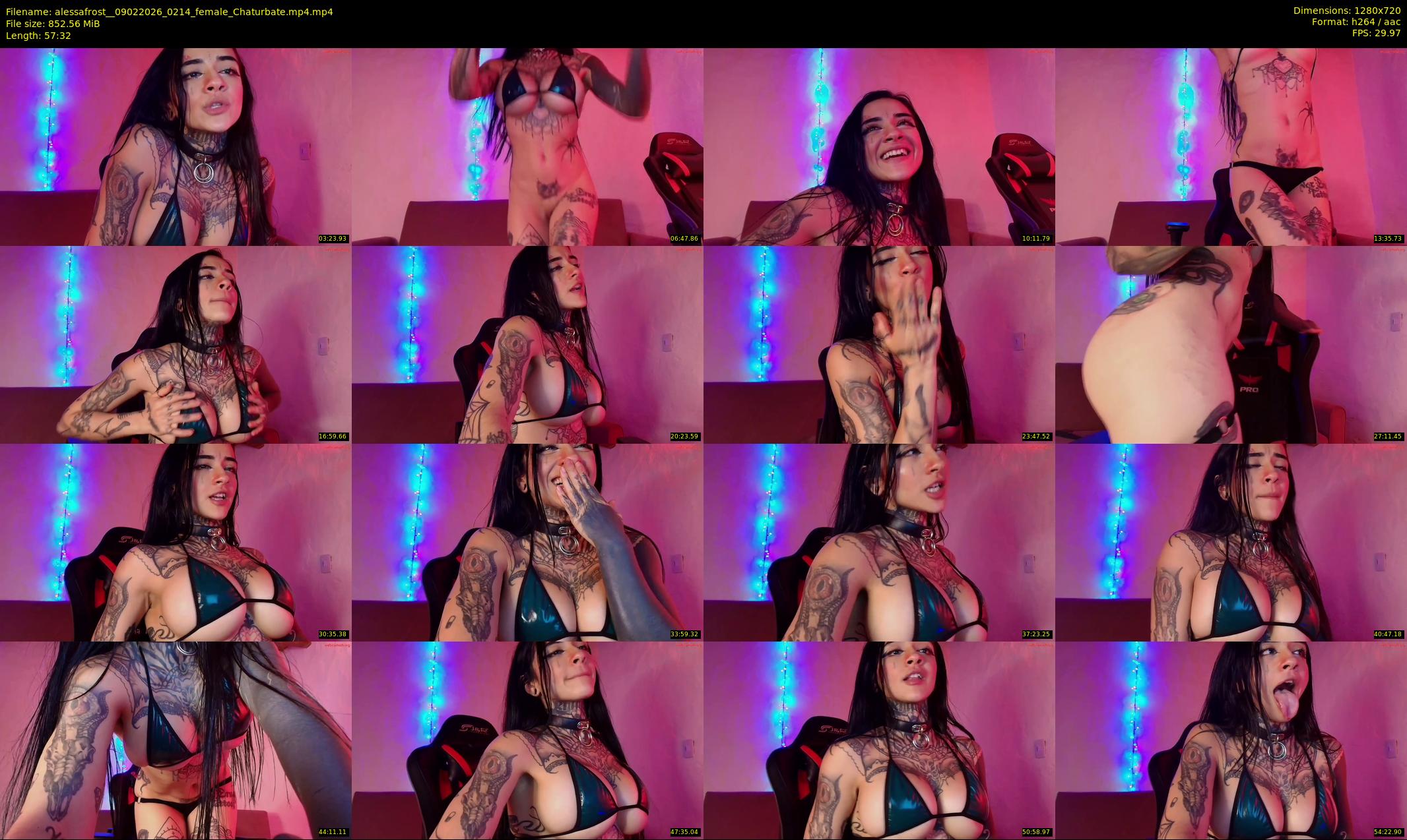 alessafrost_ — 58 minute Chaturbate female cam show recording, 720p, Feb 9, 2026