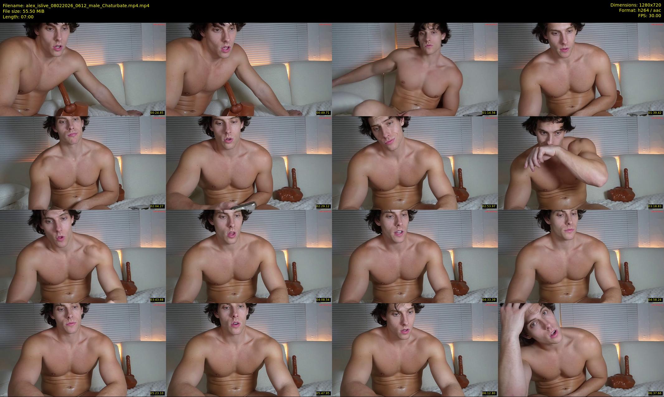 alex_islive — 7 minute Chaturbate male cam show recording, 720p, Feb 8, 2026
