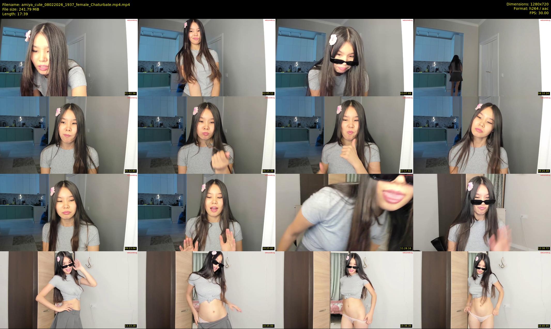 amiya_cute — 18 minute Chaturbate female cam show recording, 720p, Feb 8, 2026