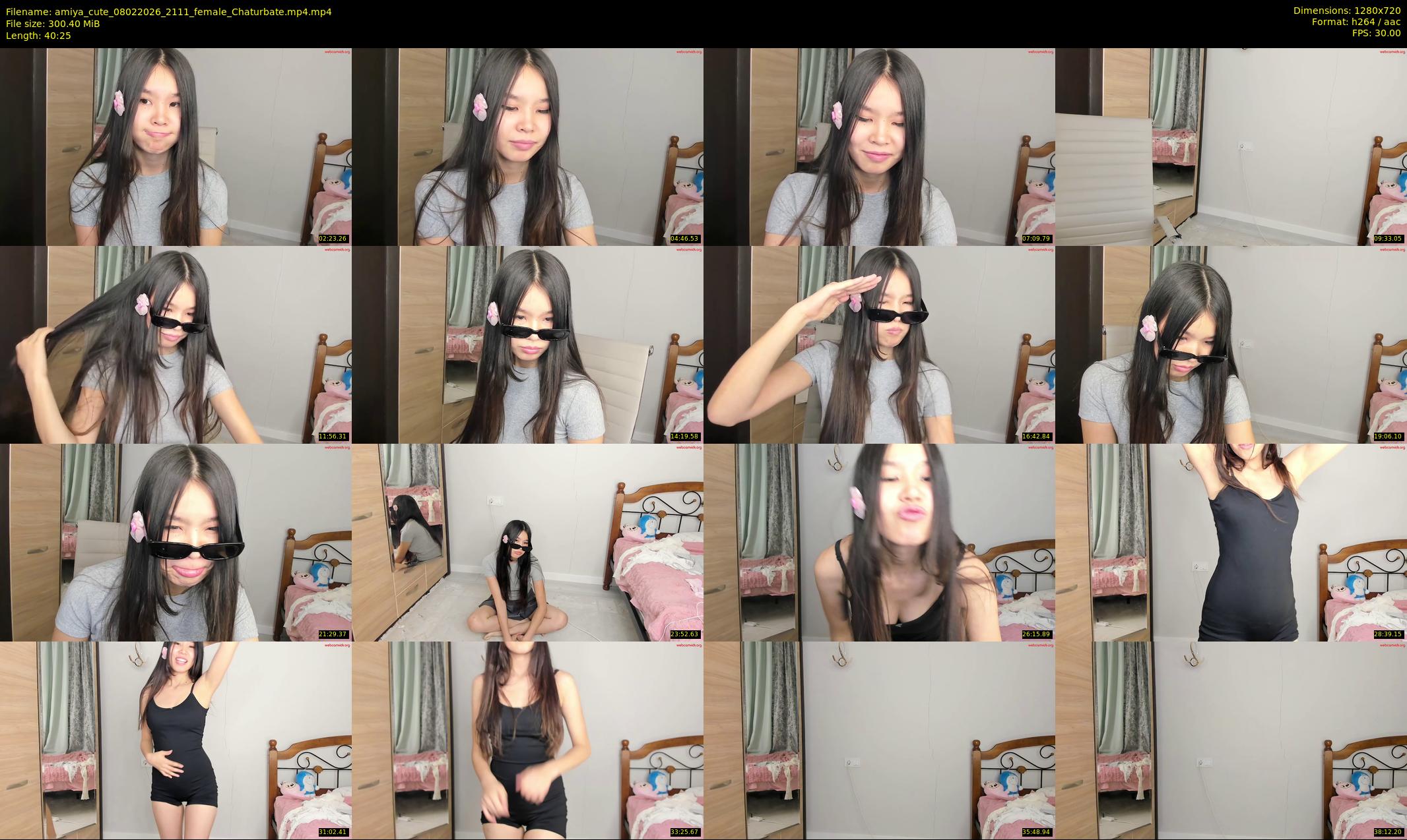 amiya_cute — 41 minute Chaturbate female cam show recording, 720p, Feb 8, 2026