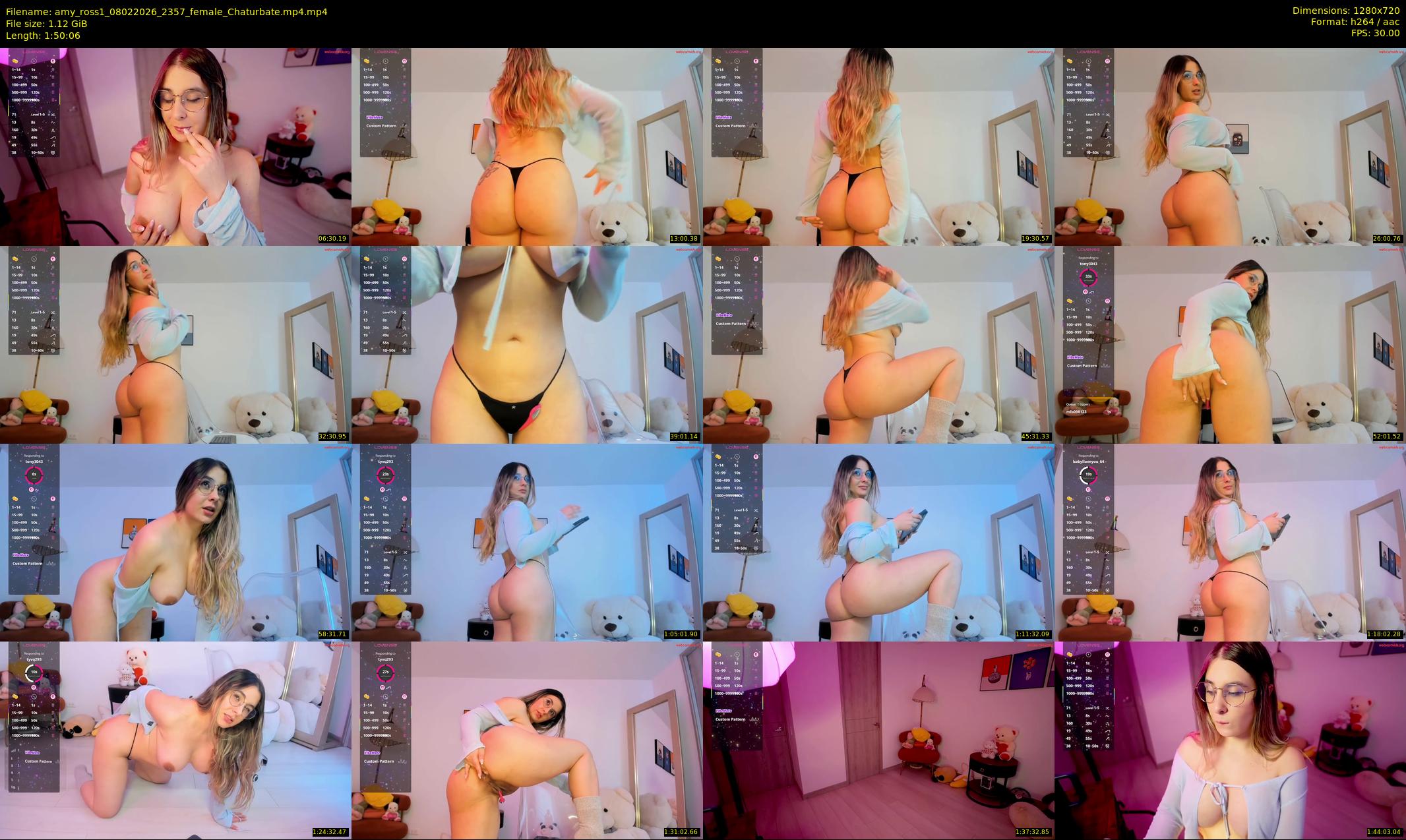 amy_ross1 — 111 minute Chaturbate female cam show recording, 720p, Feb 8, 2026