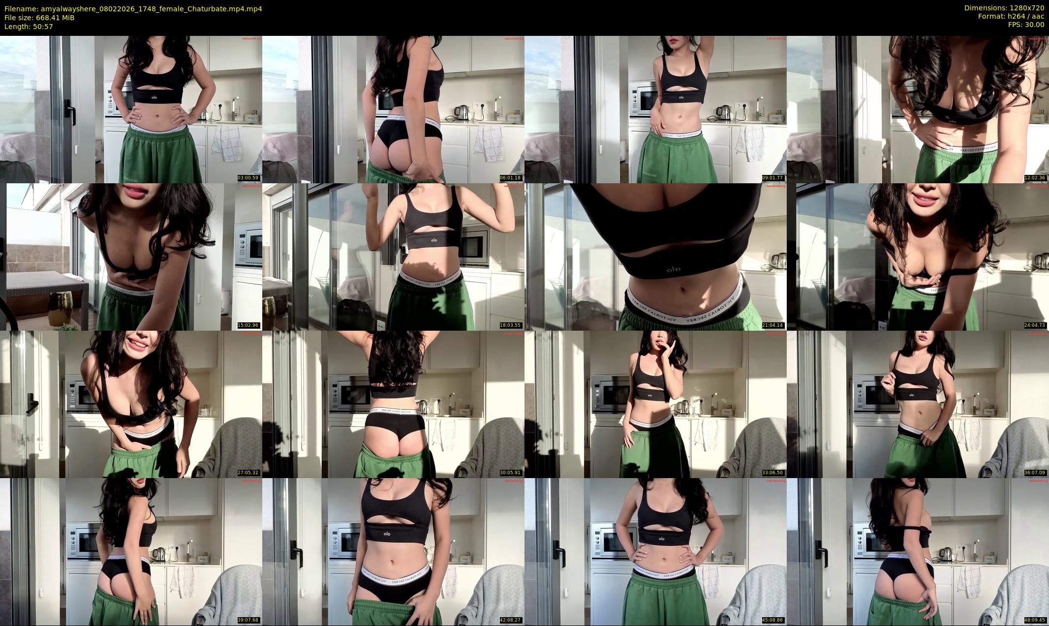 amyalwayshere — 51 minute Chaturbate female cam show recording, 720p, Feb 8, 2026