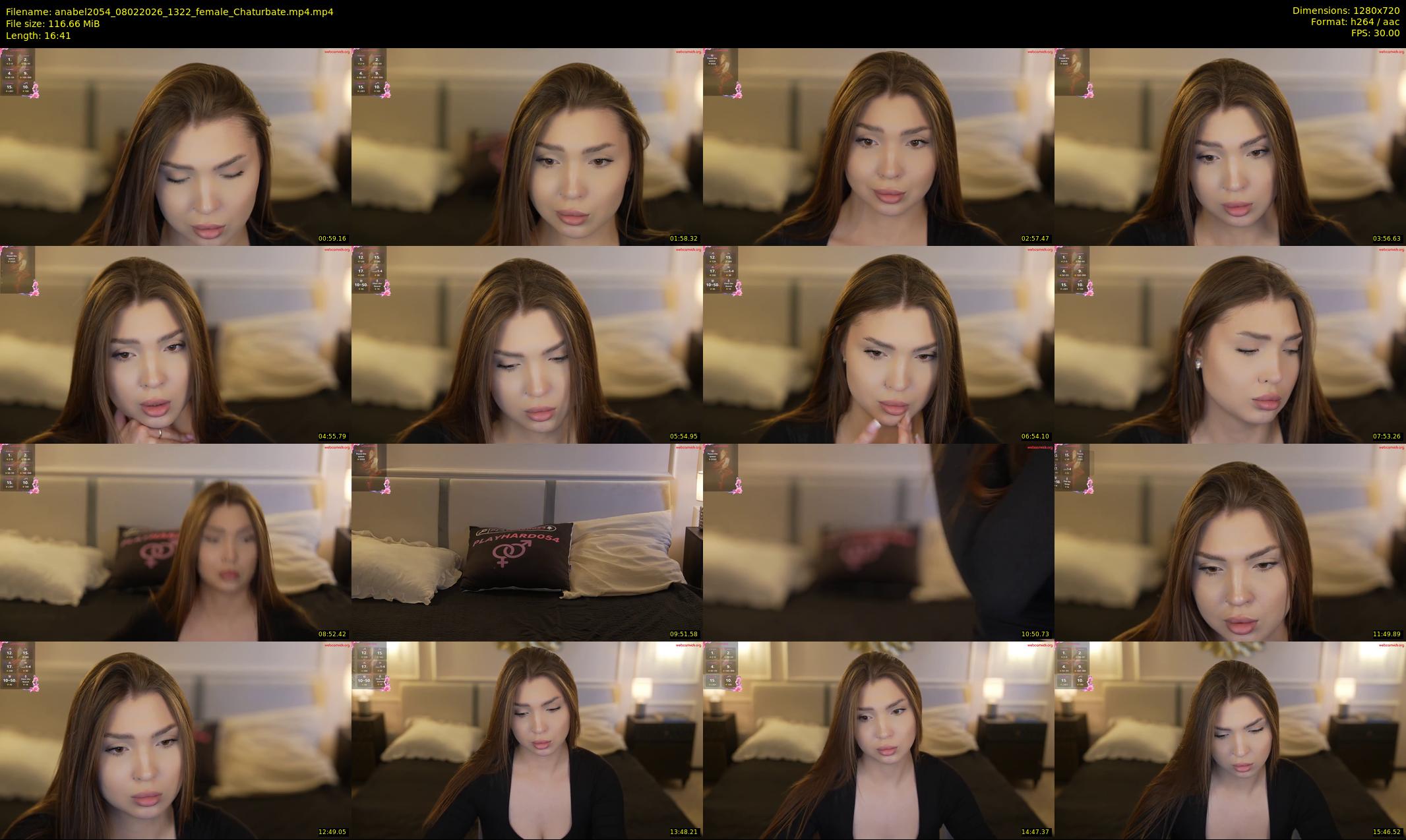 anabel2054 — 17 minute Chaturbate female cam show recording, 720p, Feb 8, 2026
