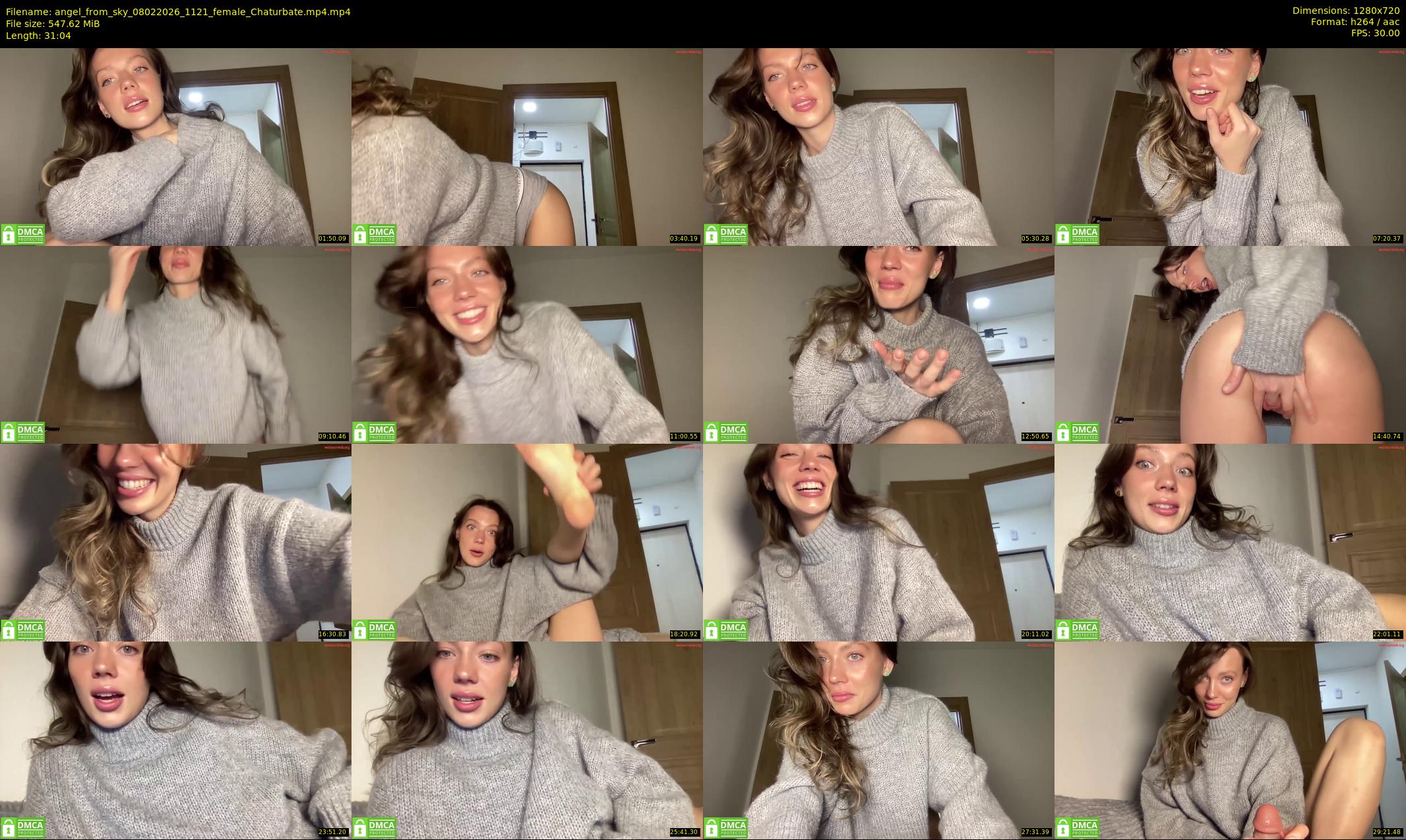 angel_from_sky — 32 minute Chaturbate female cam show recording, 720p, Feb 8, 2026