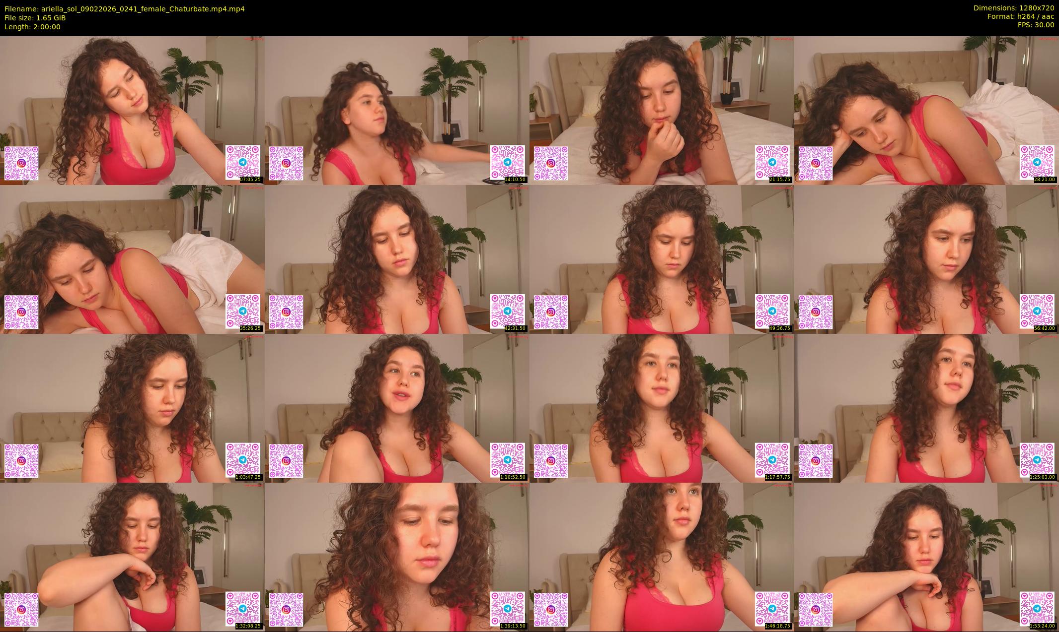 ariella_sol — 120 minute Chaturbate female cam show recording, 720p, Feb 9, 2026