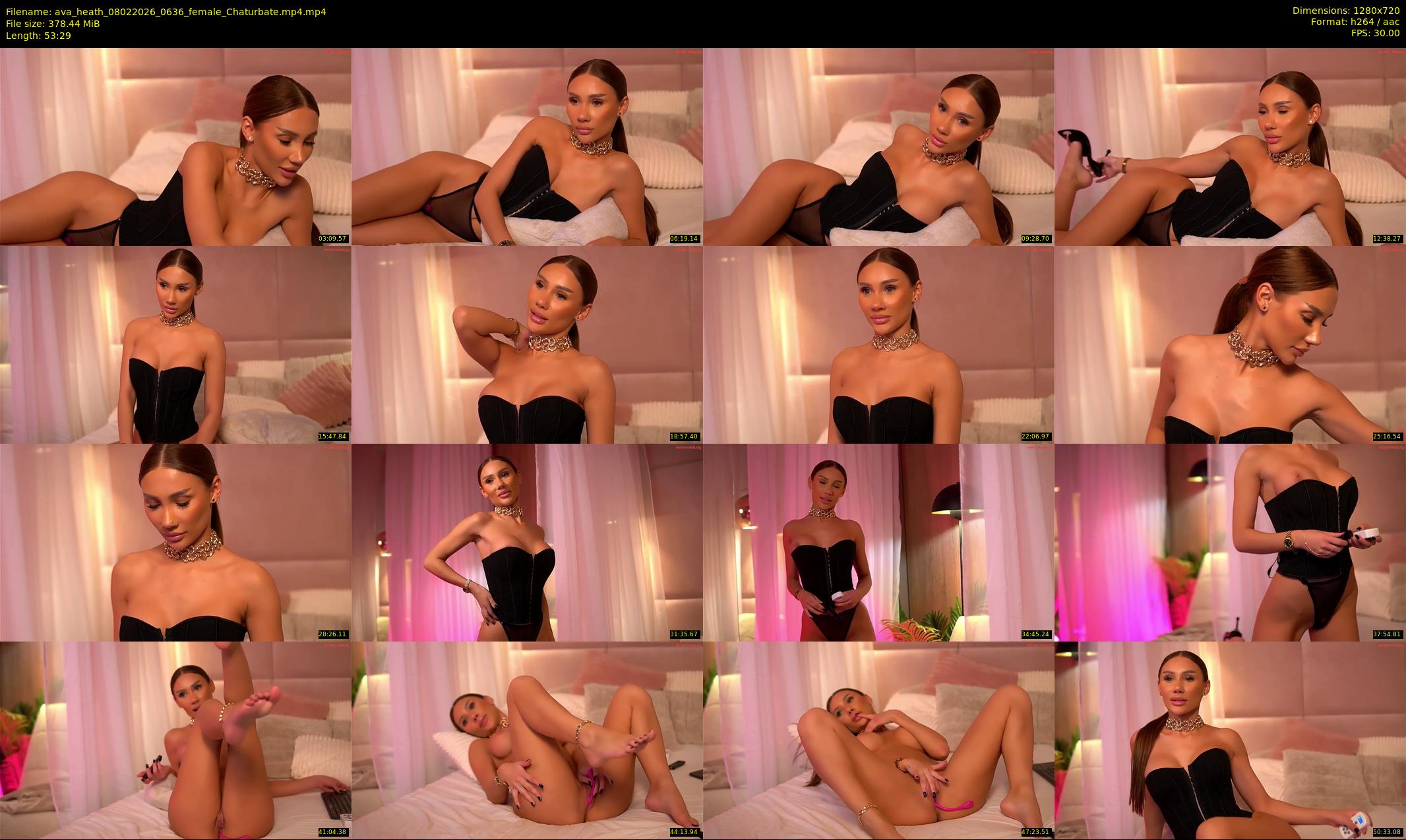 ava_heath — 54 minute Chaturbate female cam show recording, 720p, Feb 8, 2026