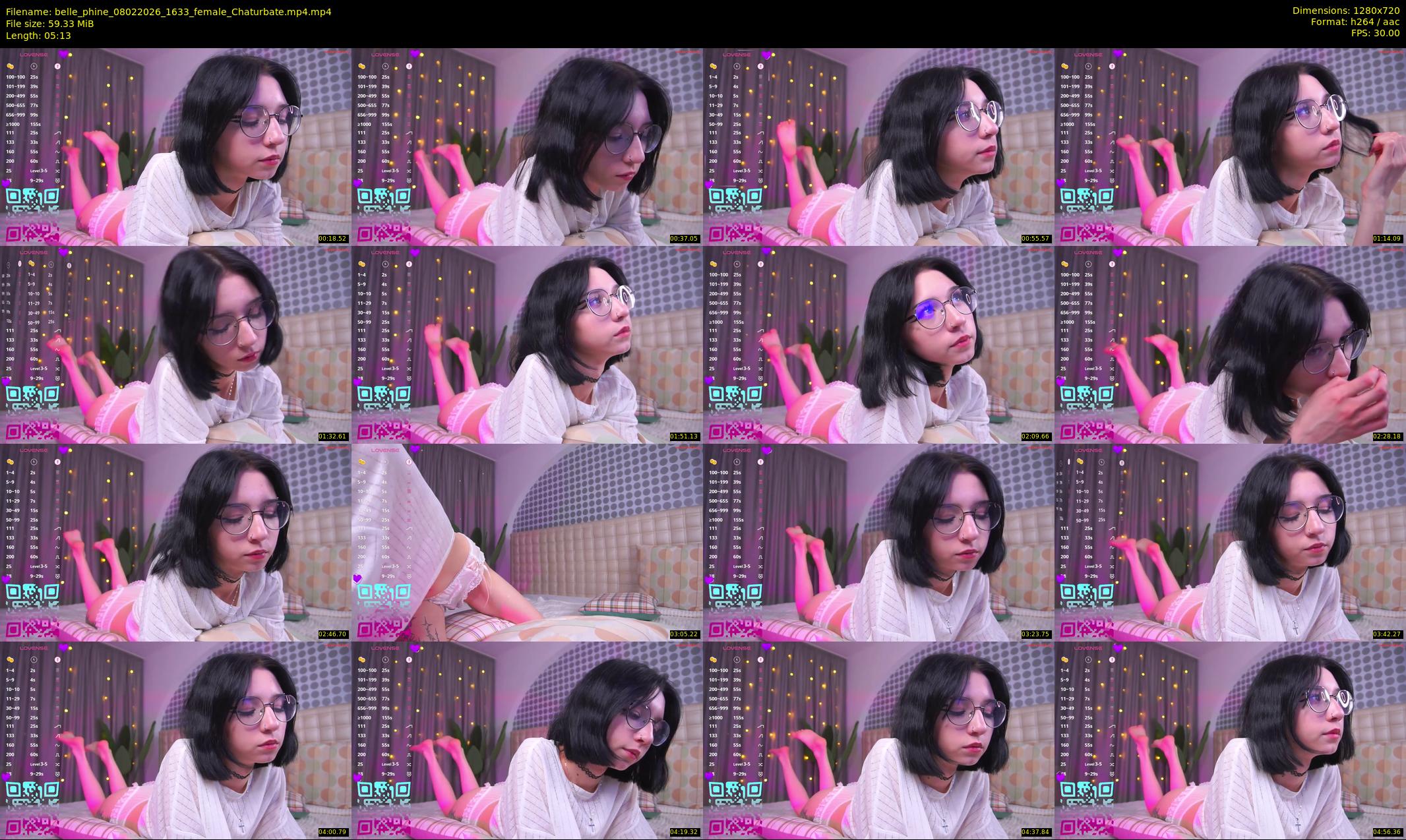 belle_phine — 6 minute Chaturbate female cam show recording, 720p, Feb 8, 2026