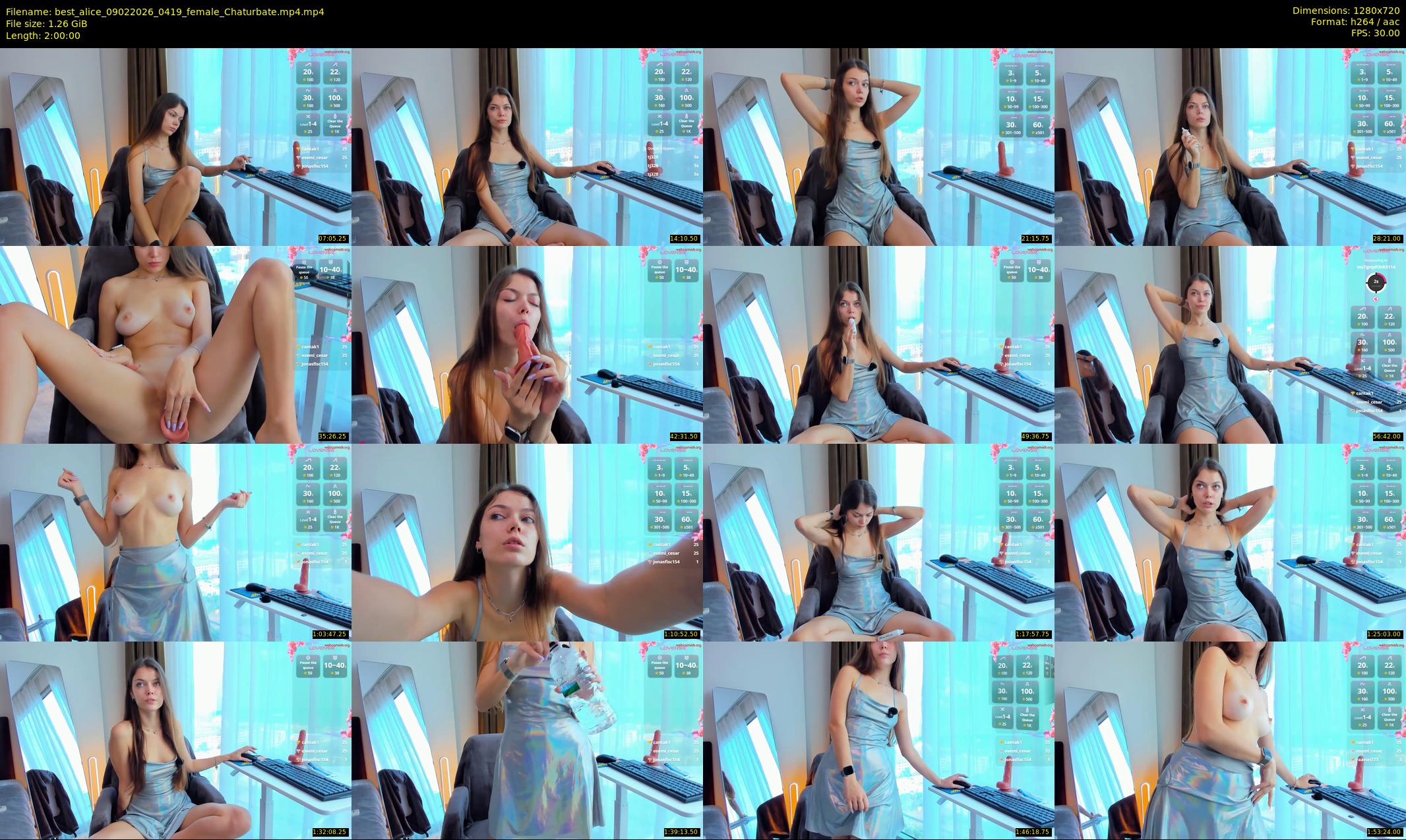 best_alice — 120 minute Chaturbate female cam show recording, 720p, Feb 9, 2026
