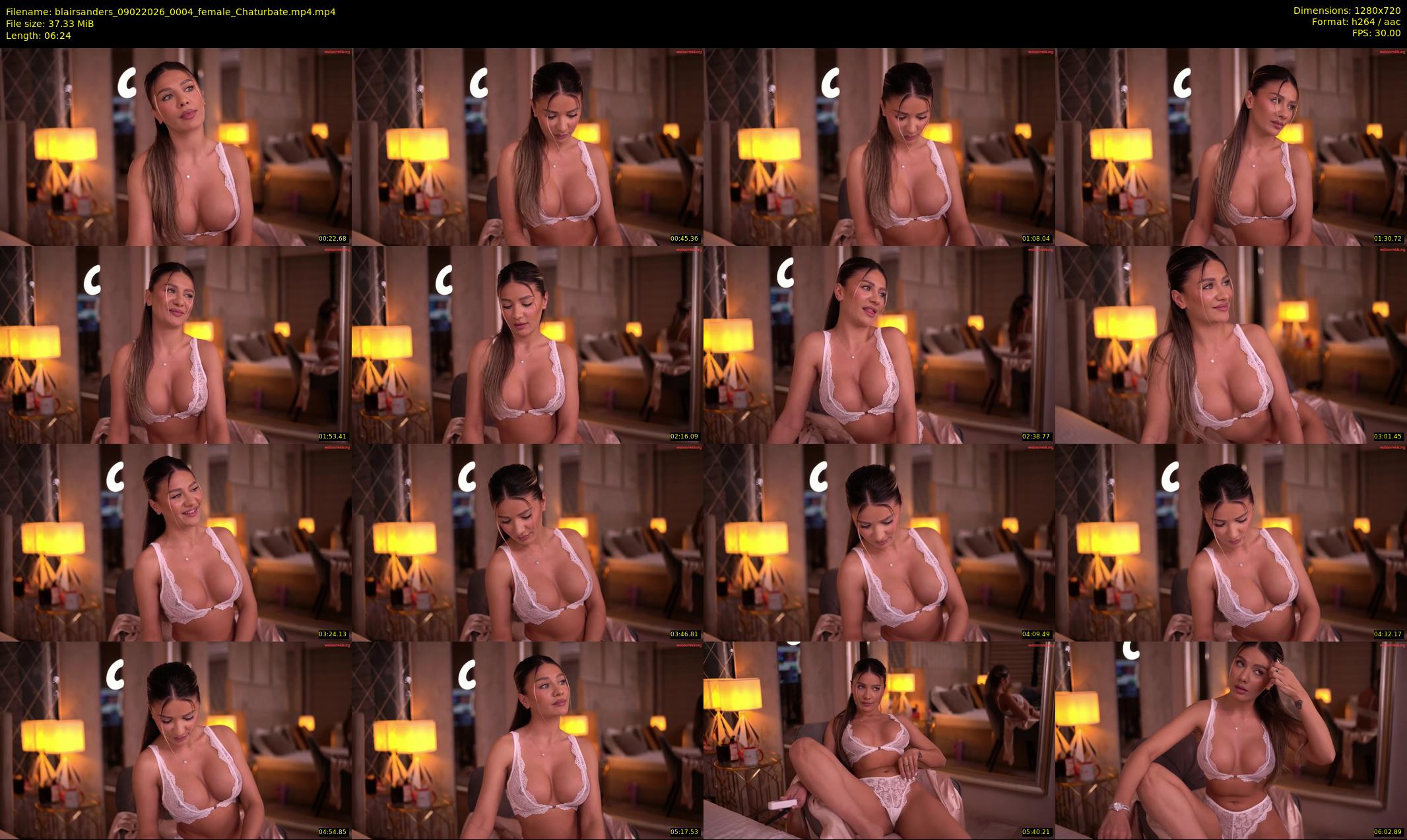 blairsanders — 7 minute Chaturbate female cam show recording, 720p, Feb 9, 2026