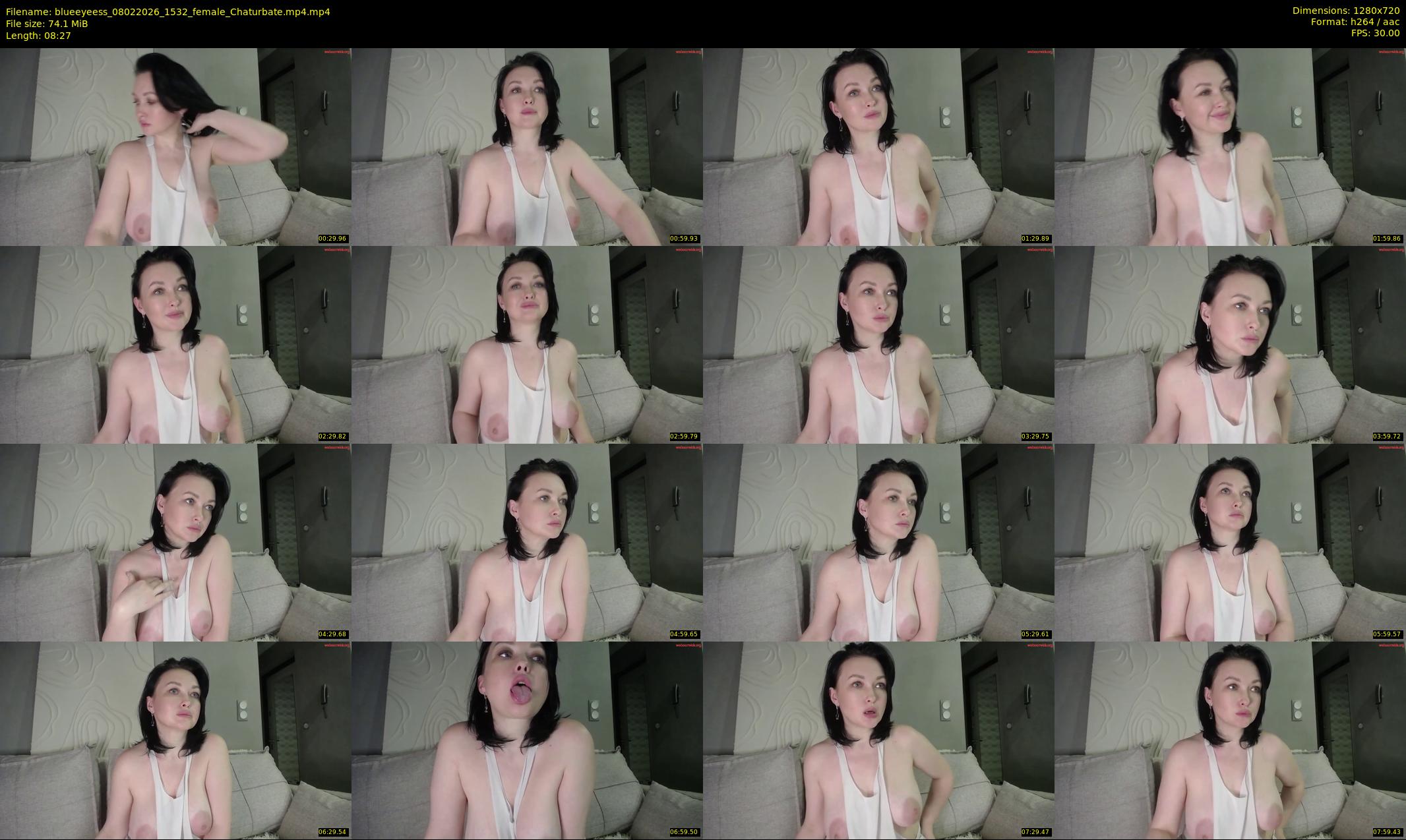 blueeyeess — 9 minute Chaturbate female cam show recording, 720p, Feb 8, 2026