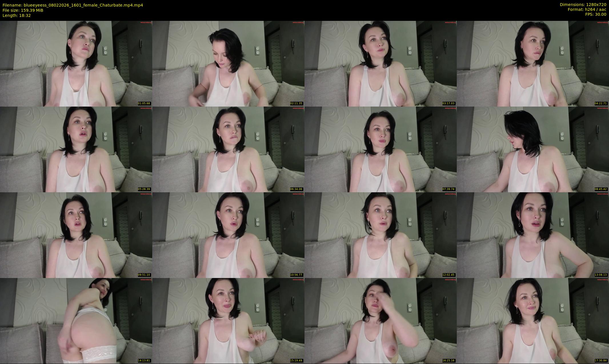 blueeyeess — 19 minute Chaturbate female cam show recording, 720p, Feb 8, 2026