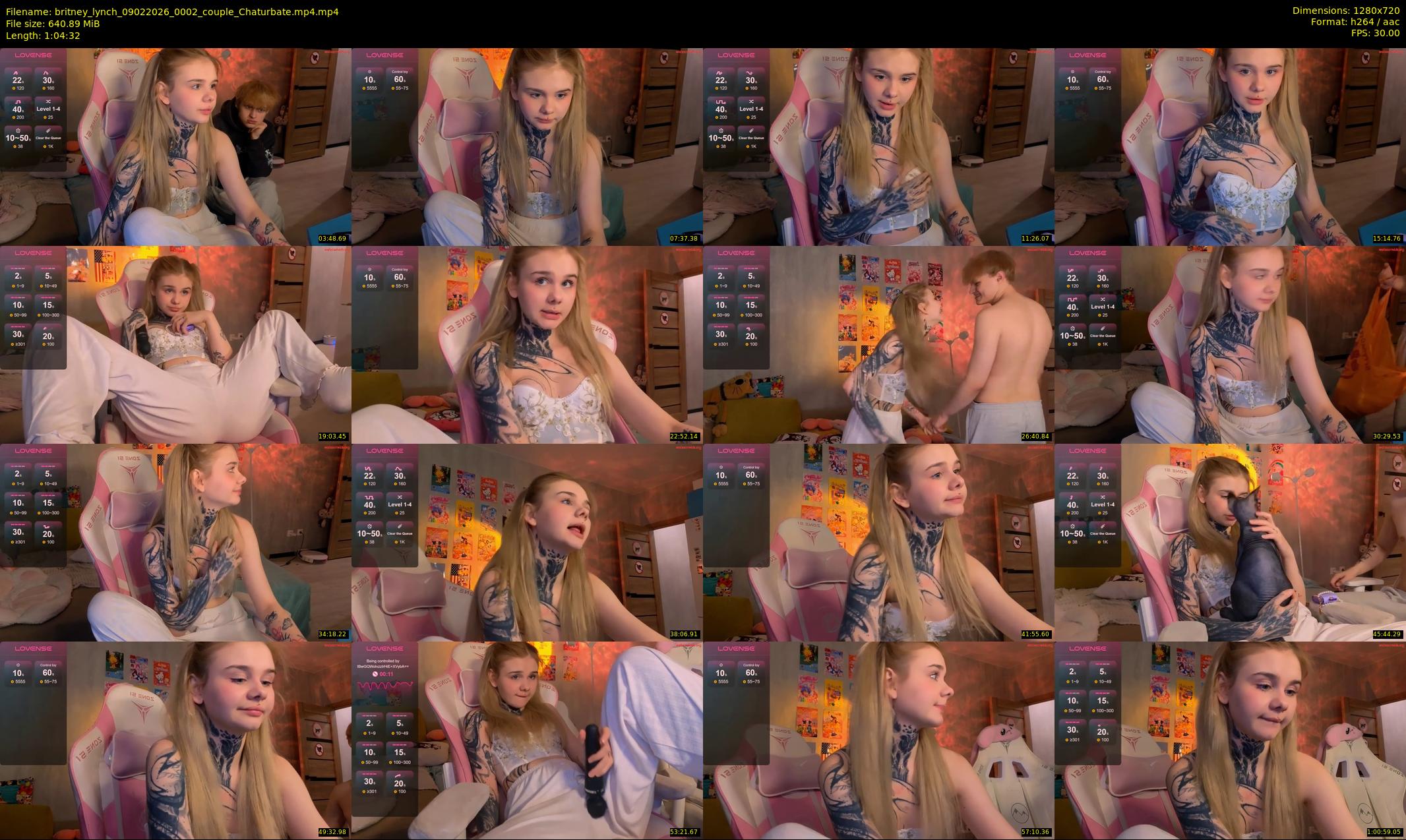 britney_lynch — 65 minute Chaturbate female cam show recording, 720p, Feb 9, 2026