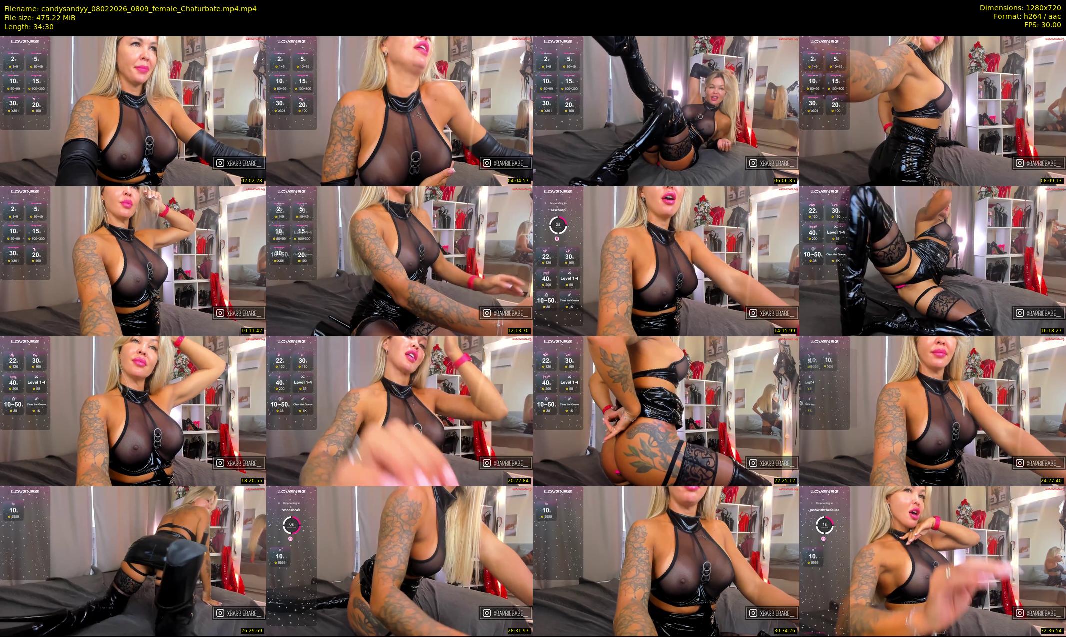 candysandyy — 35 minute Chaturbate female cam show recording, 720p, Feb 8, 2026