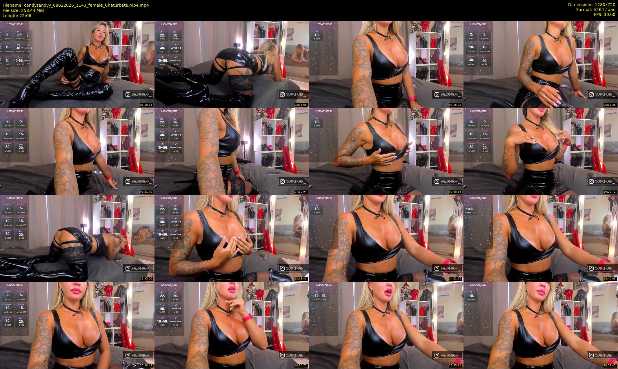 candysandyy — 23 minute Chaturbate female cam show recording, 720p, Feb 8, 2026