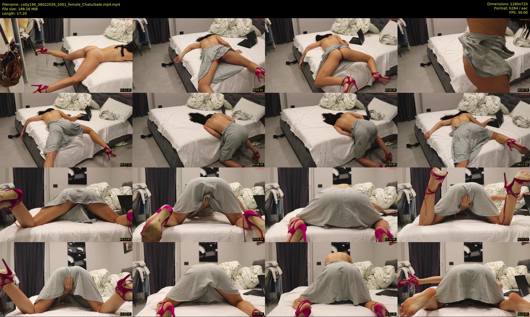 catty190 — 18 minute Chaturbate female cam show recording, 720p, Feb 8, 2026