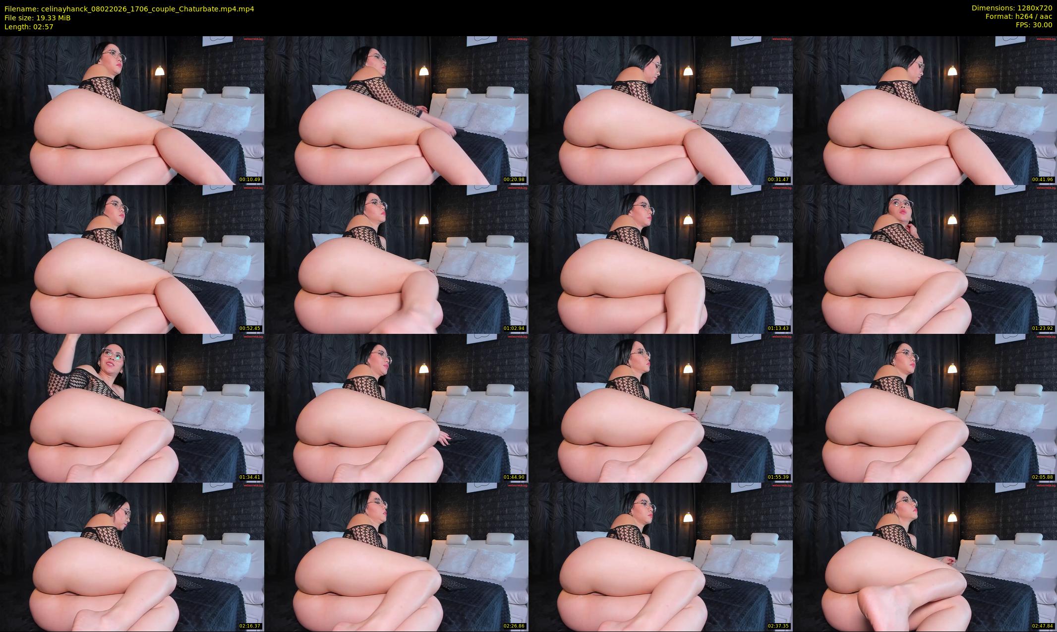 celinayhanck — 3 minute Chaturbate couple cam show recording, 720p, Feb 8, 2026