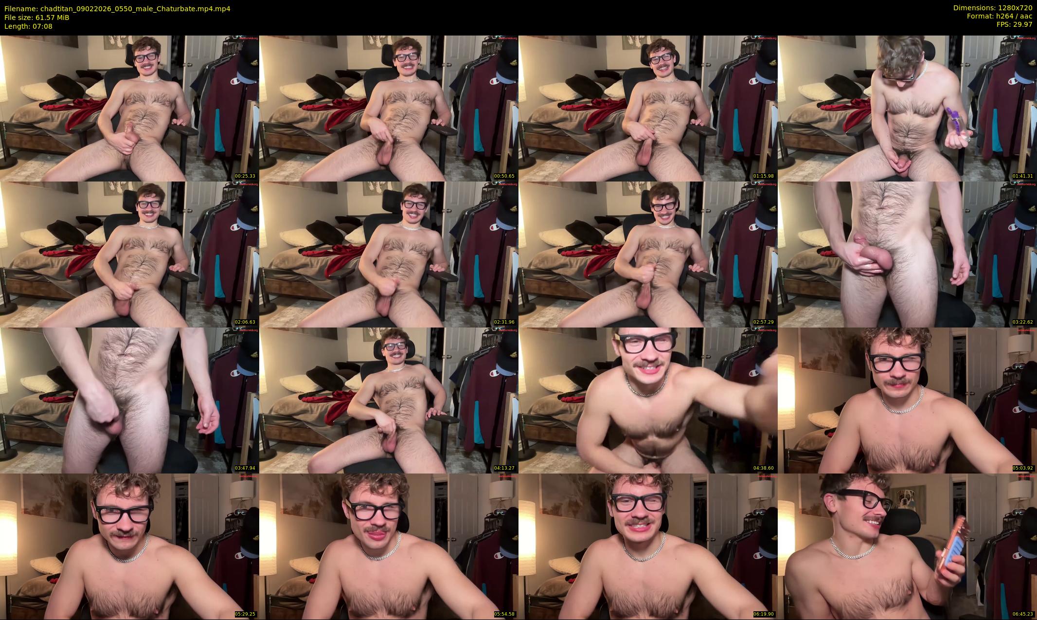 chadtitan — 8 minute Chaturbate male cam show recording, 720p, Feb 9, 2026