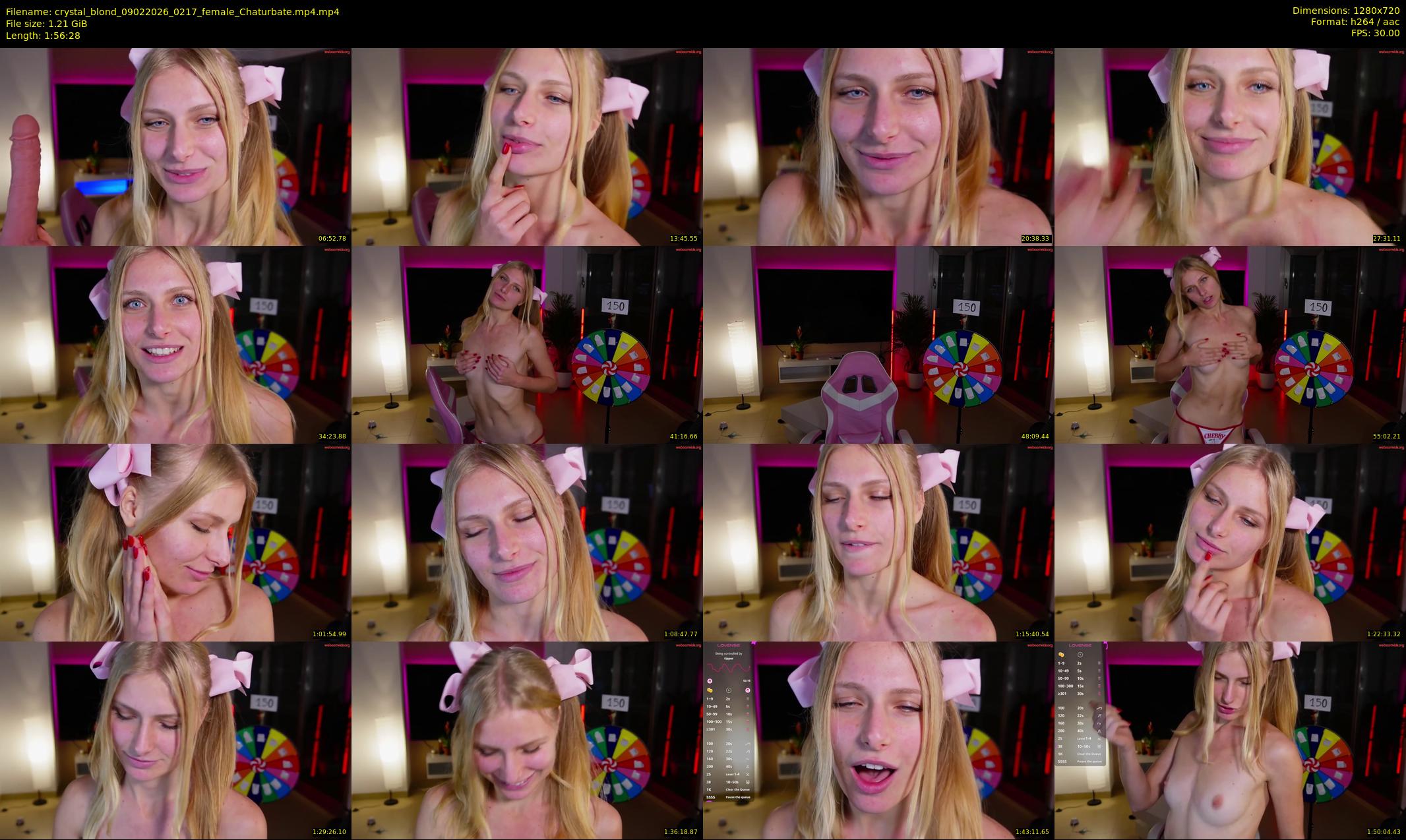crystal_blond — 117 minute Chaturbate female cam show recording, 720p, Feb 9, 2026