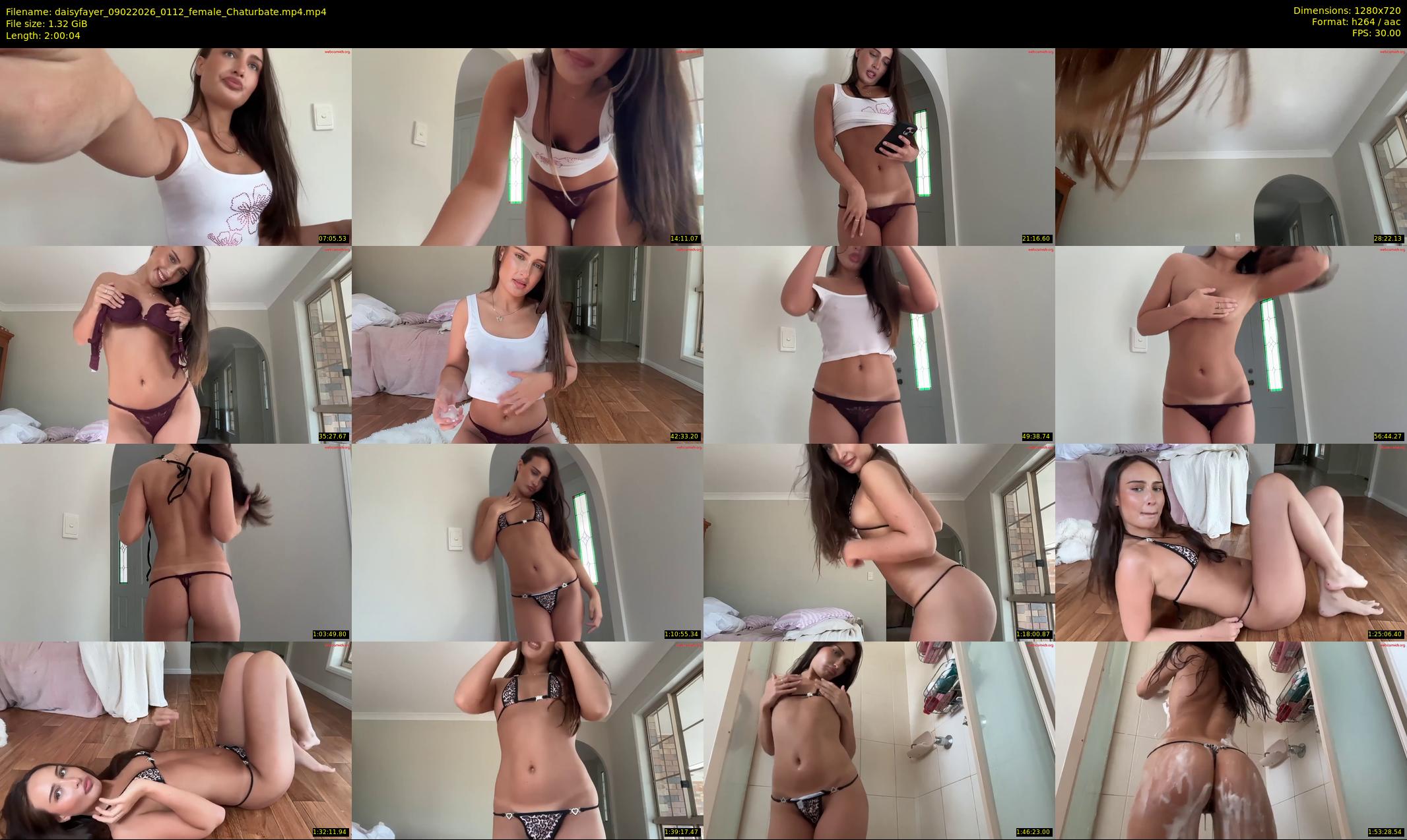 daisyfayer — 121 minute Chaturbate female cam show recording, 720p, Feb 9, 2026
