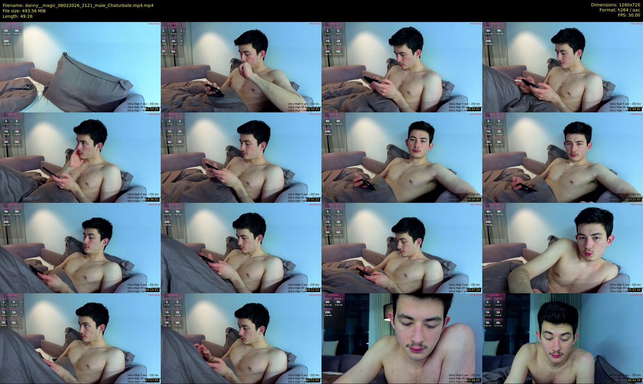 danny__magic — 50 minute Chaturbate male cam show recording, 720p, Feb 8, 2026