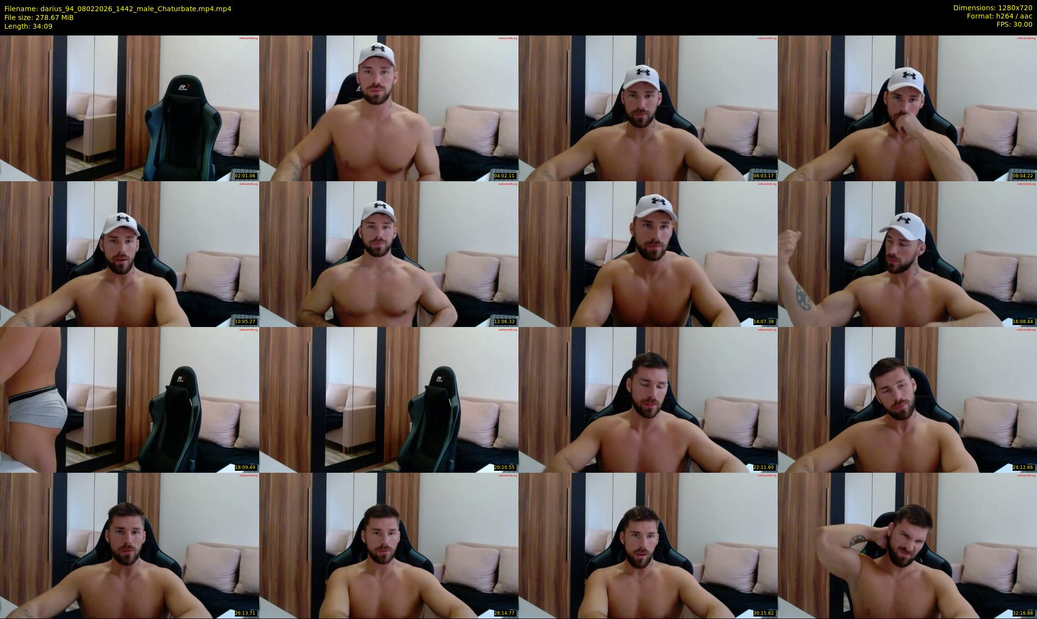 darius_94 — 35 minute Chaturbate male cam show recording, 720p, Feb 8, 2026