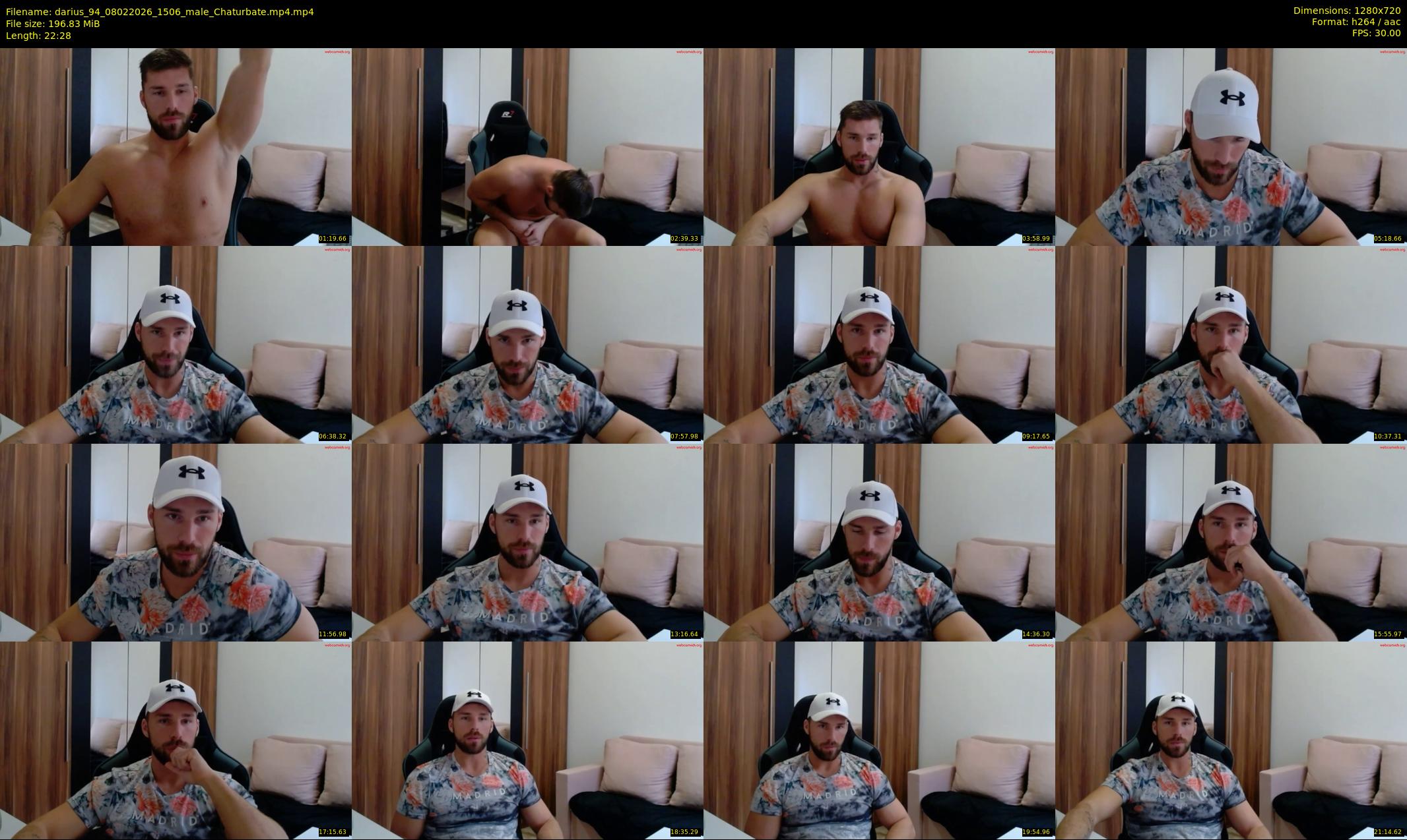 darius_94 — 23 minute Chaturbate male cam show recording, 720p, Feb 8, 2026
