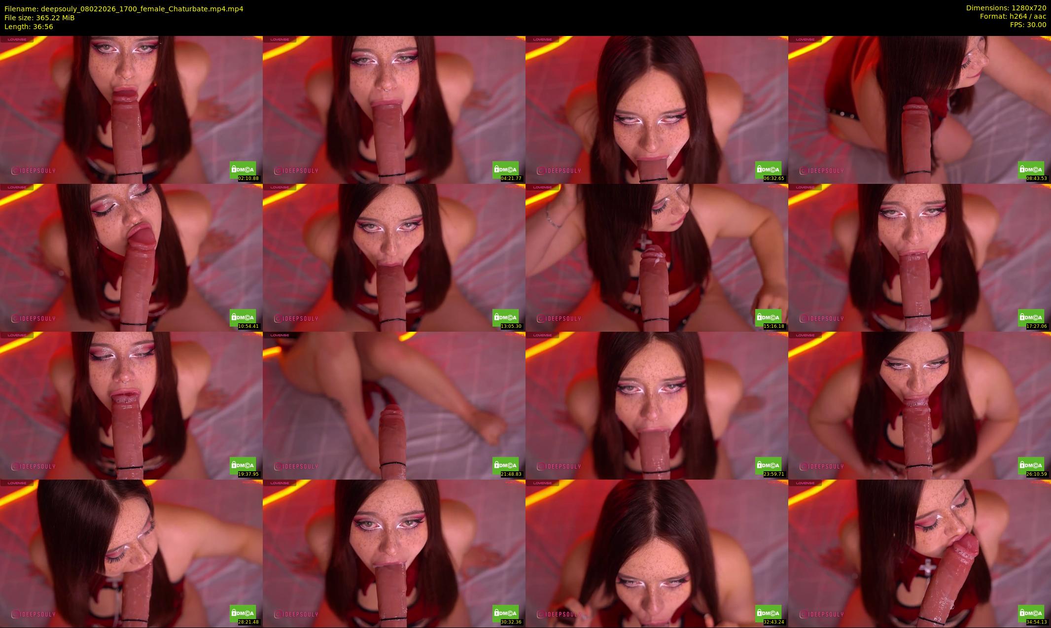 deepsouly — 37 minute Chaturbate female cam show recording, 720p, Feb 8, 2026