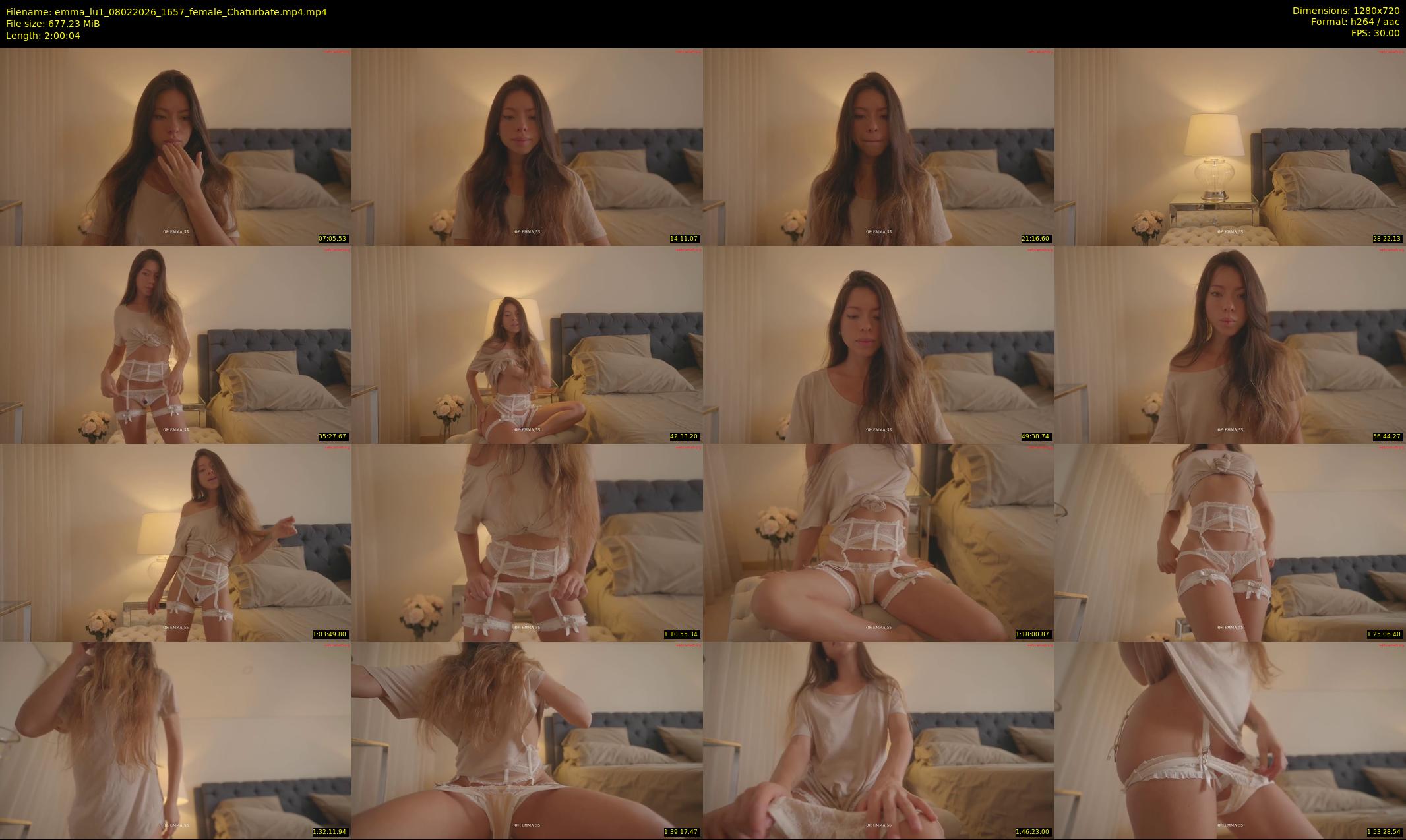 emma_lu1 — 121 minute Chaturbate female cam show recording, 720p, Feb 8, 2026