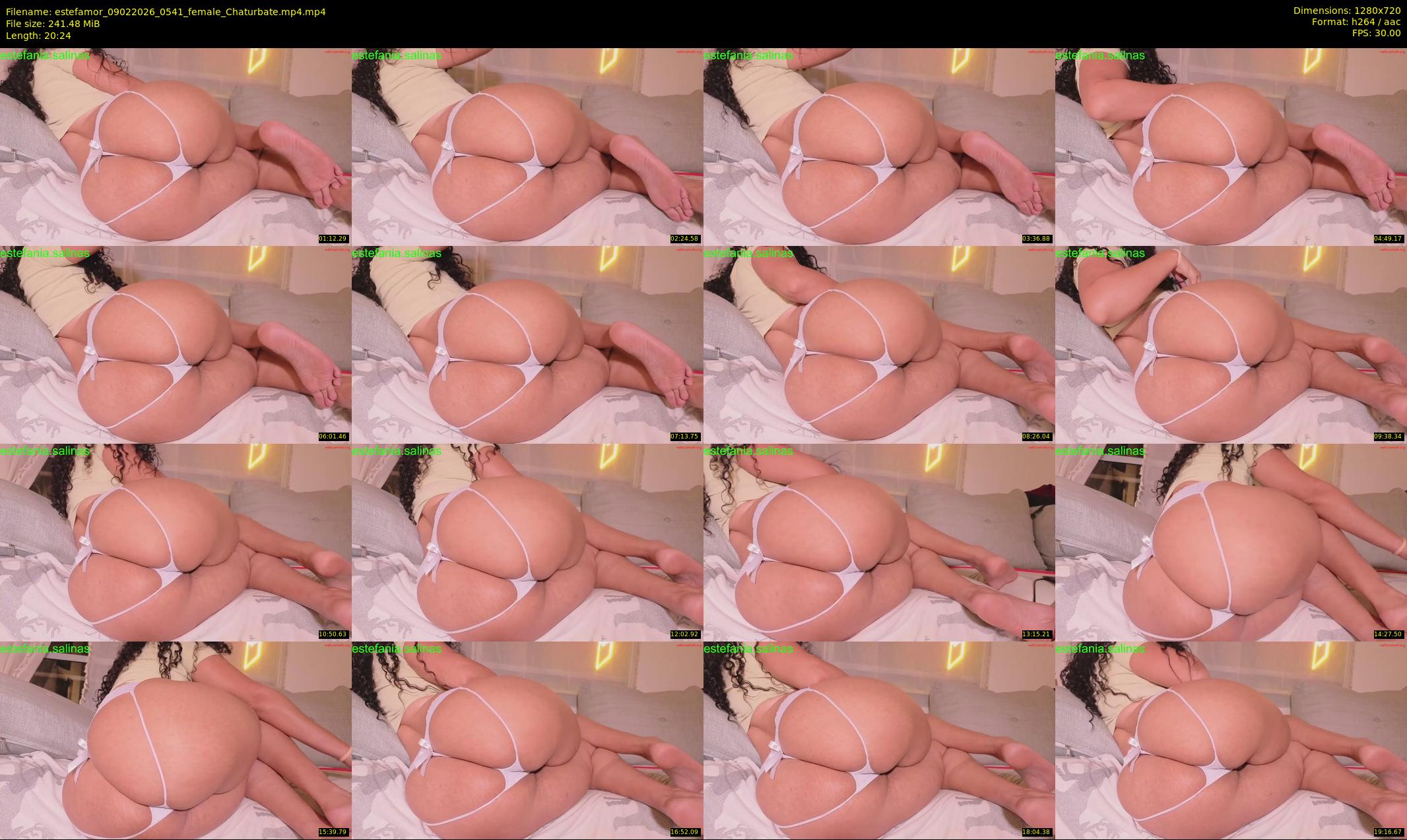 estefamor — 21 minute Chaturbate female cam show recording, 720p, Feb 9, 2026